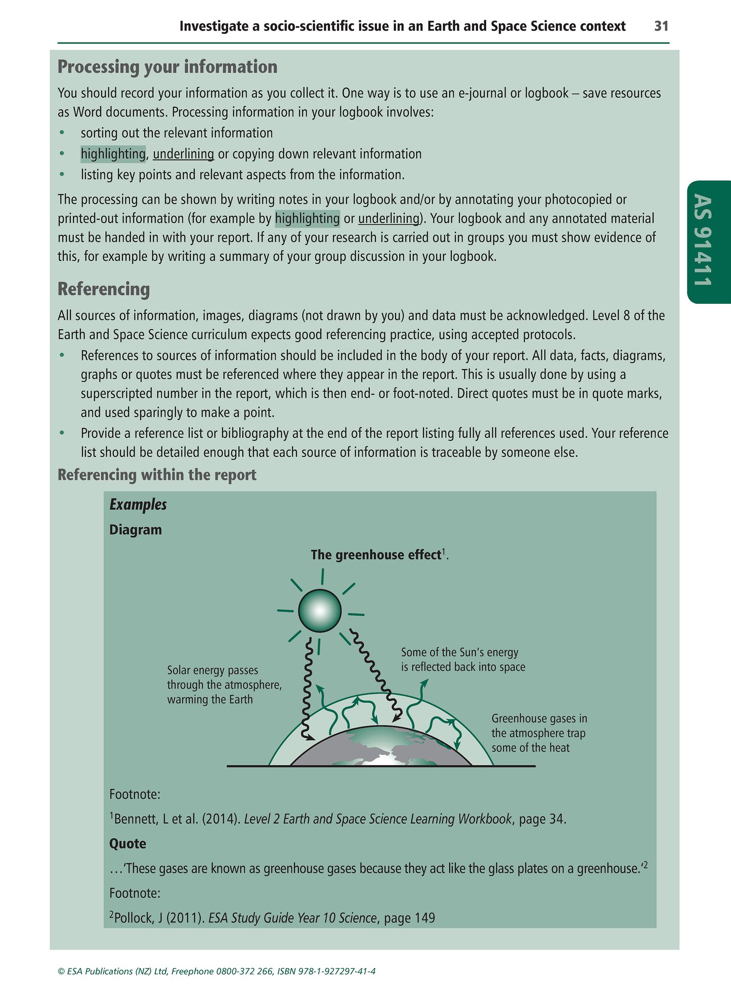 Level 3 Earth and Space Science Learning Workbook