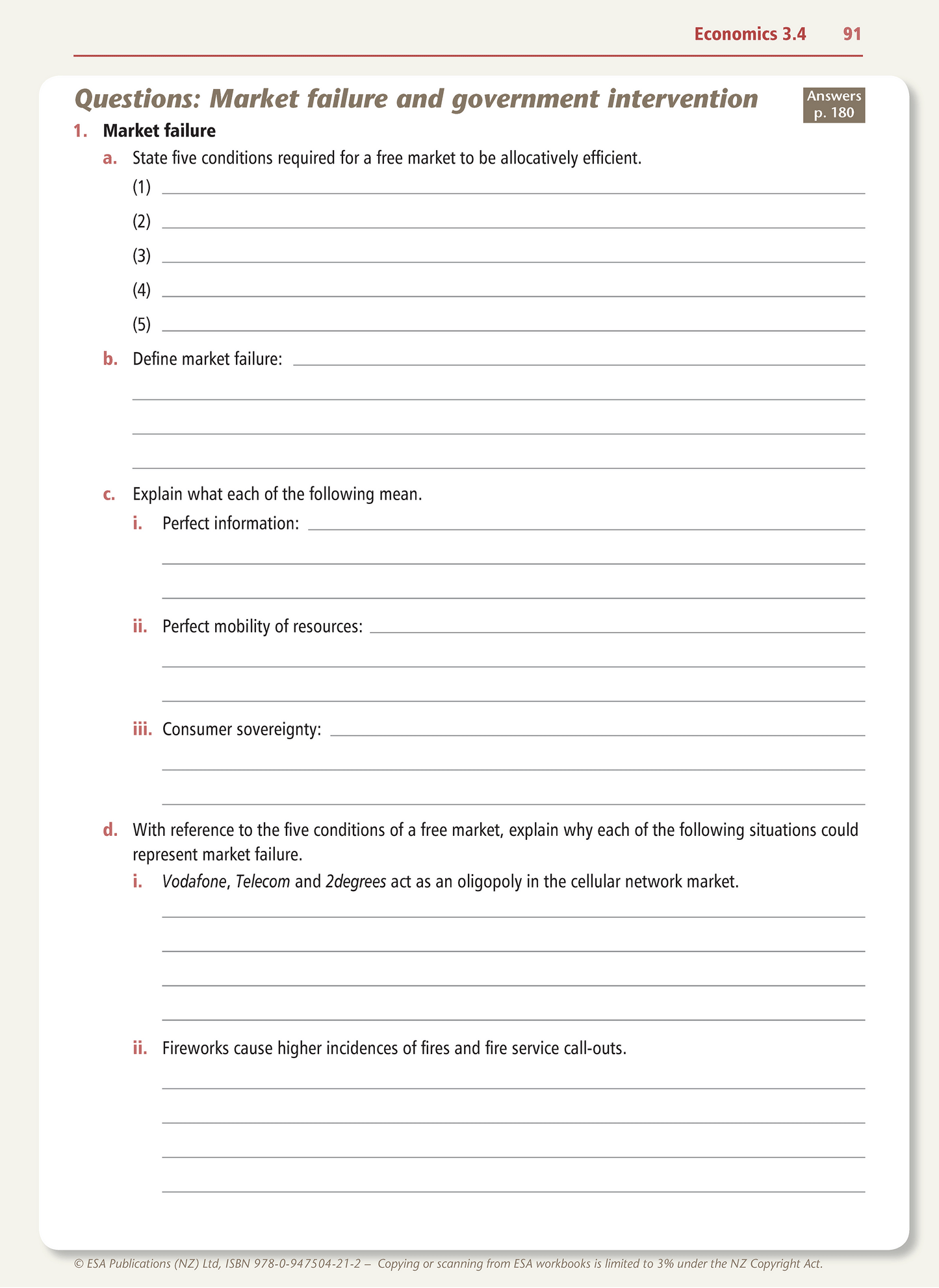 Level 3 Economics Learning Workbook