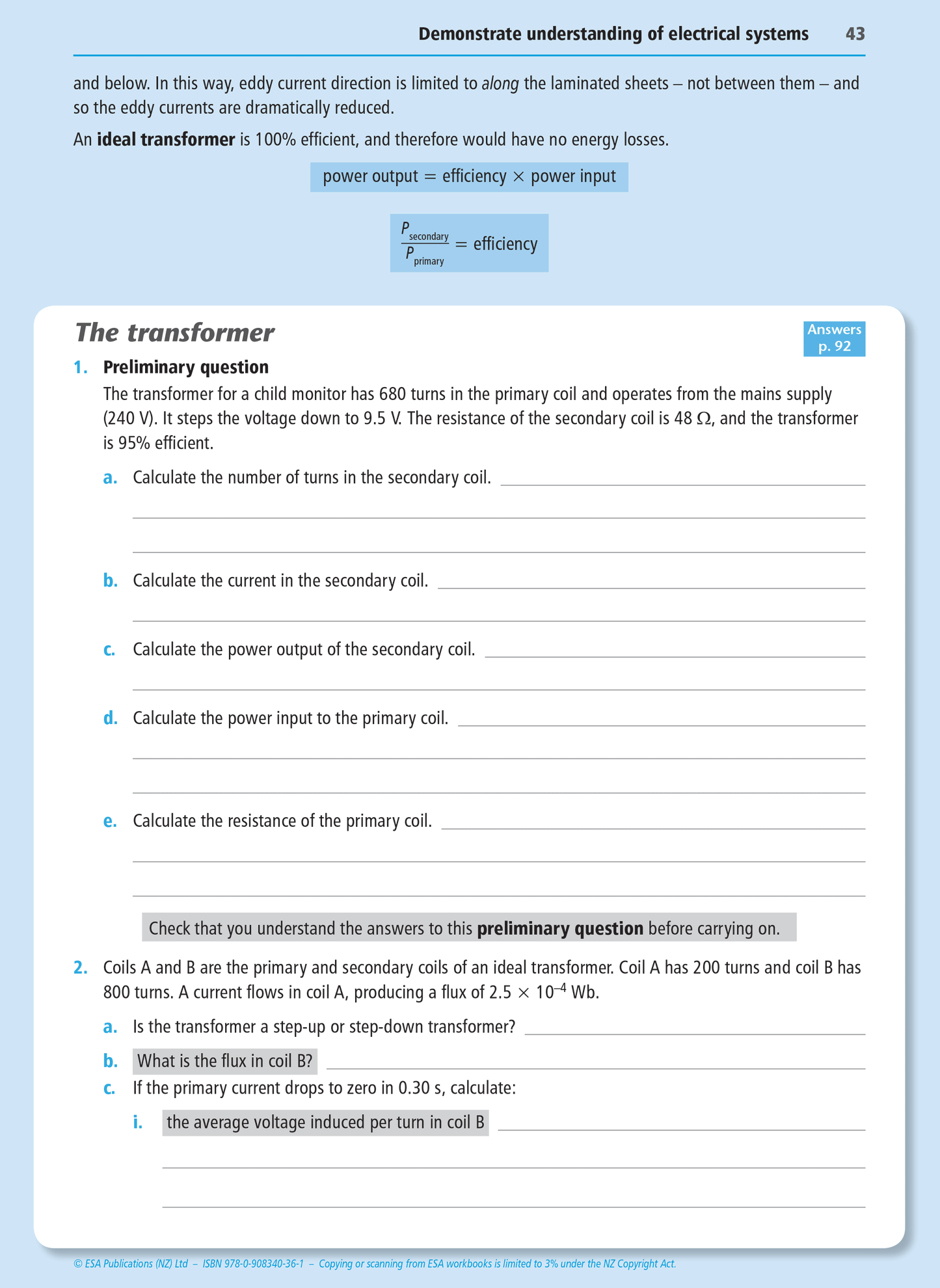 Level 3 Electrical Systems 3.6 Learning Workbook