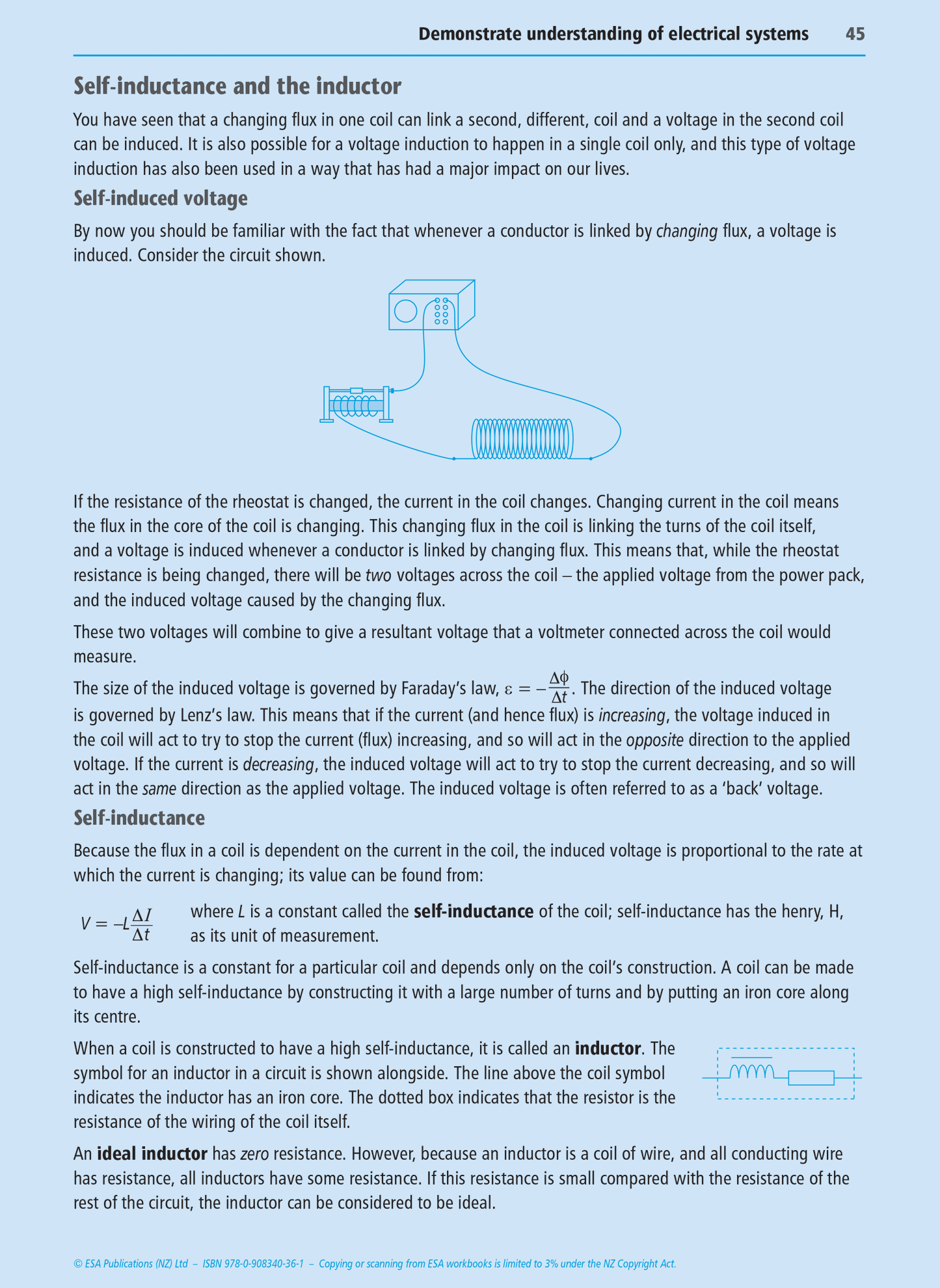 Level 3 Electrical Systems 3.6 Learning Workbook