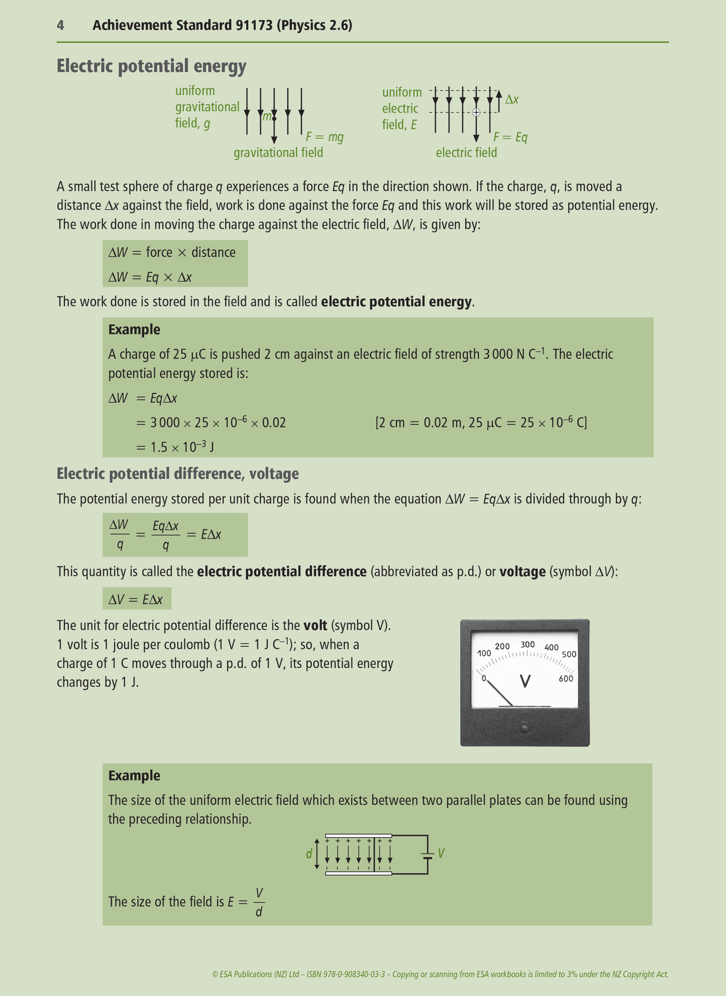 Level 2 Electricity and Electromagnetism 2.6 Learning Workbook