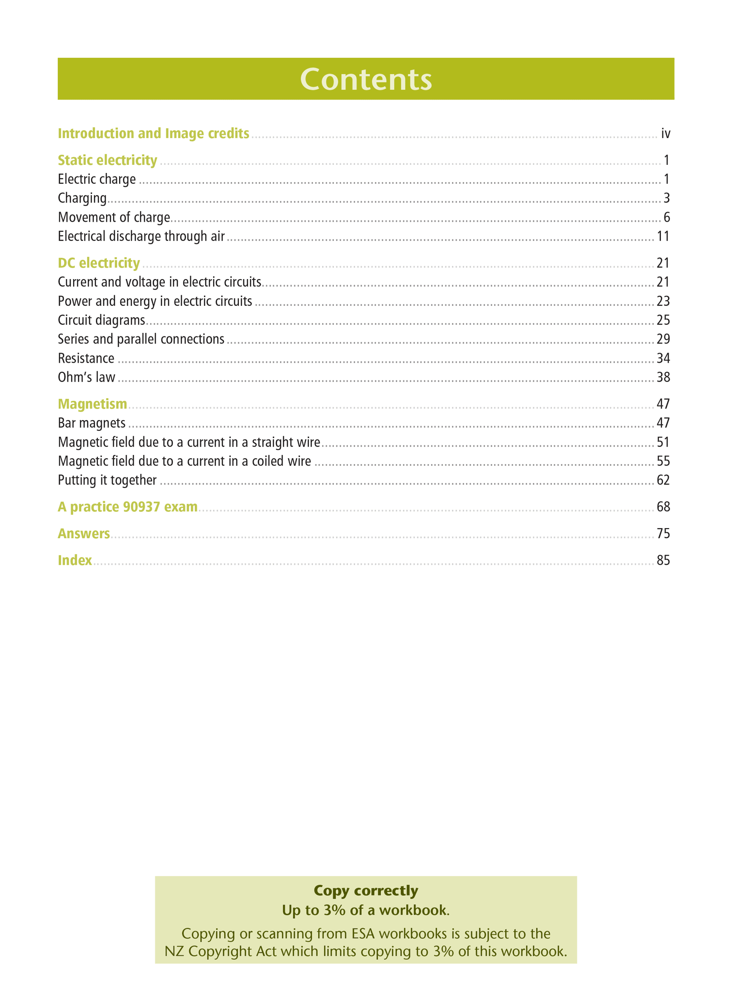 Level 1 Electricity and Magnetism 1.3 Learning Workbook
