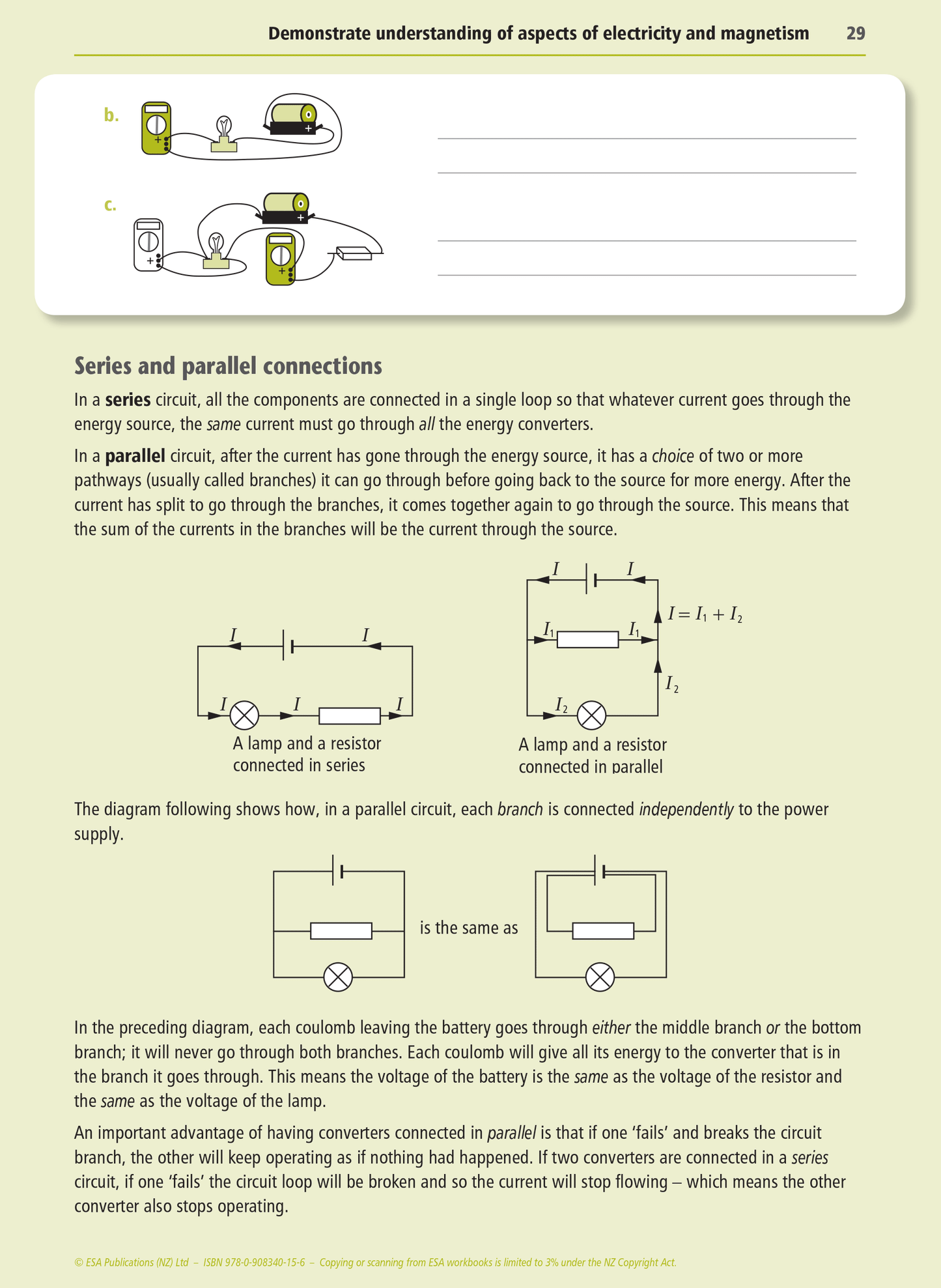 Level 1 Electricity and Magnetism 1.3 Learning Workbook