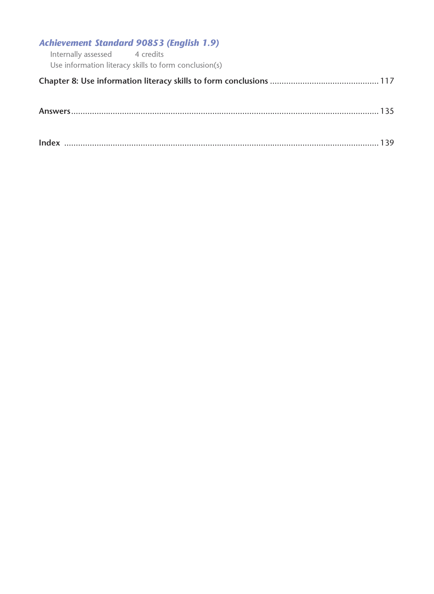 Level 1 English Internals Learning Workbook