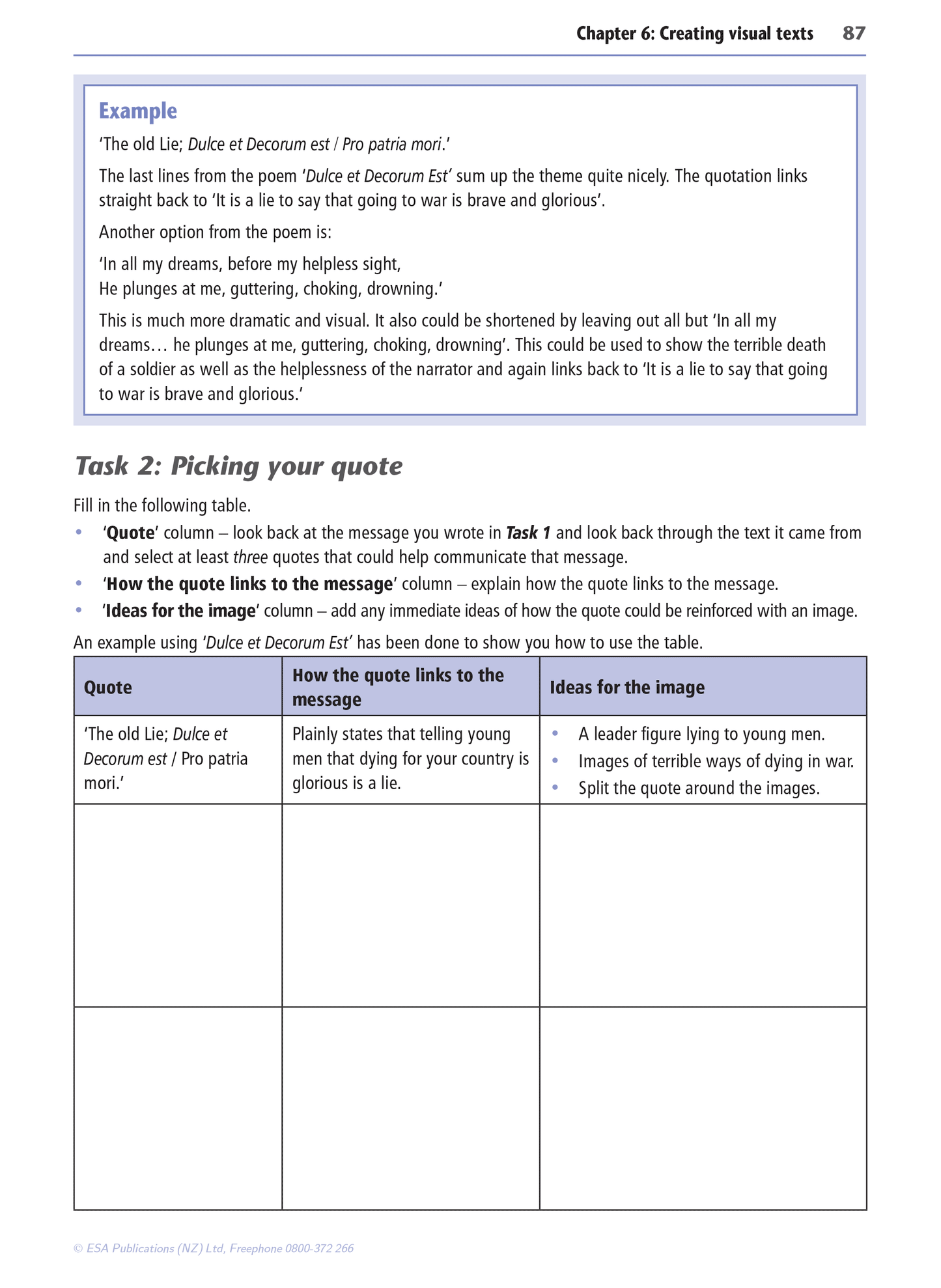 Level 1 English Internals Learning Workbook