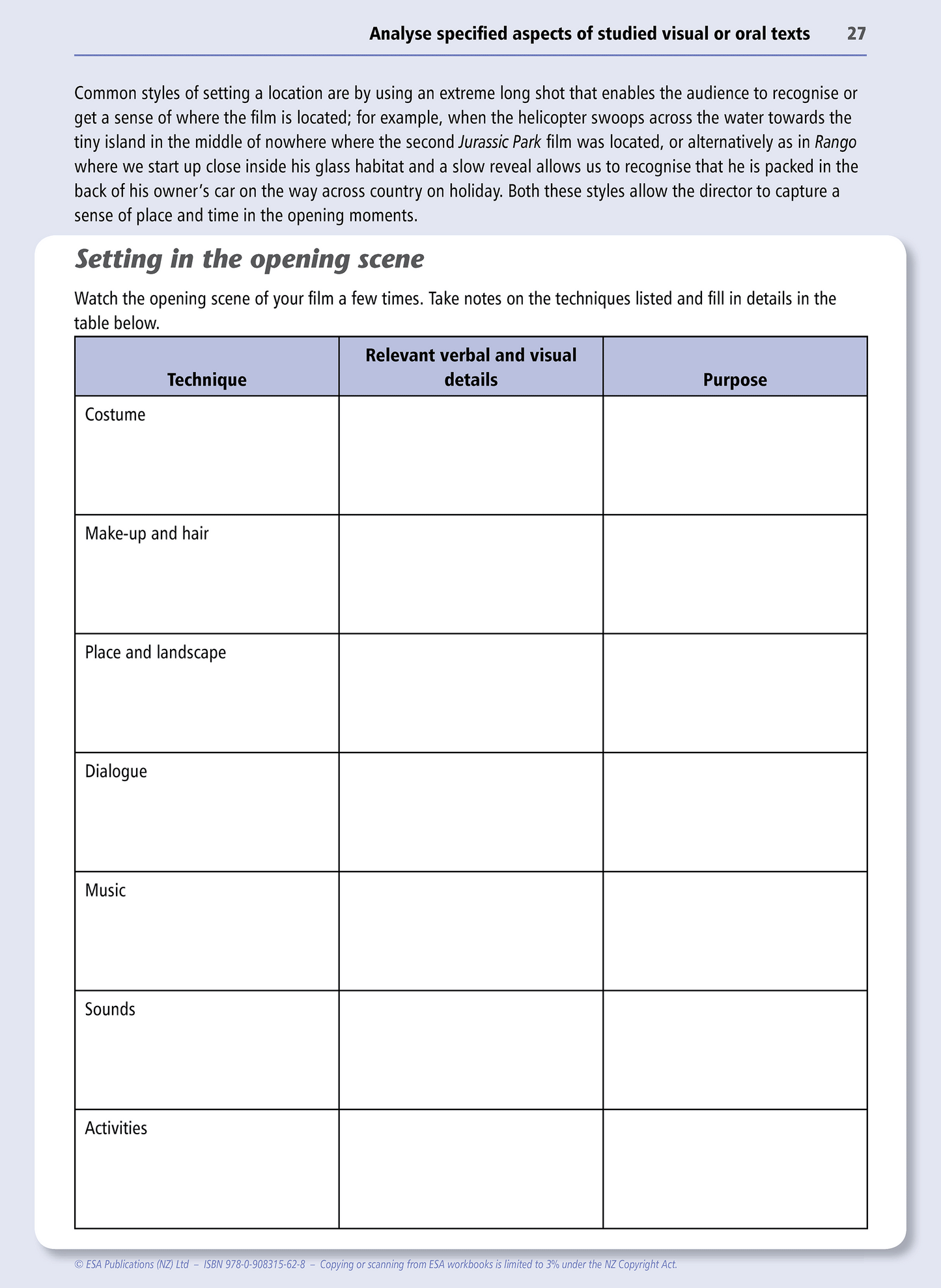 Level 2 Visual Texts 2.2 Learning Workbook