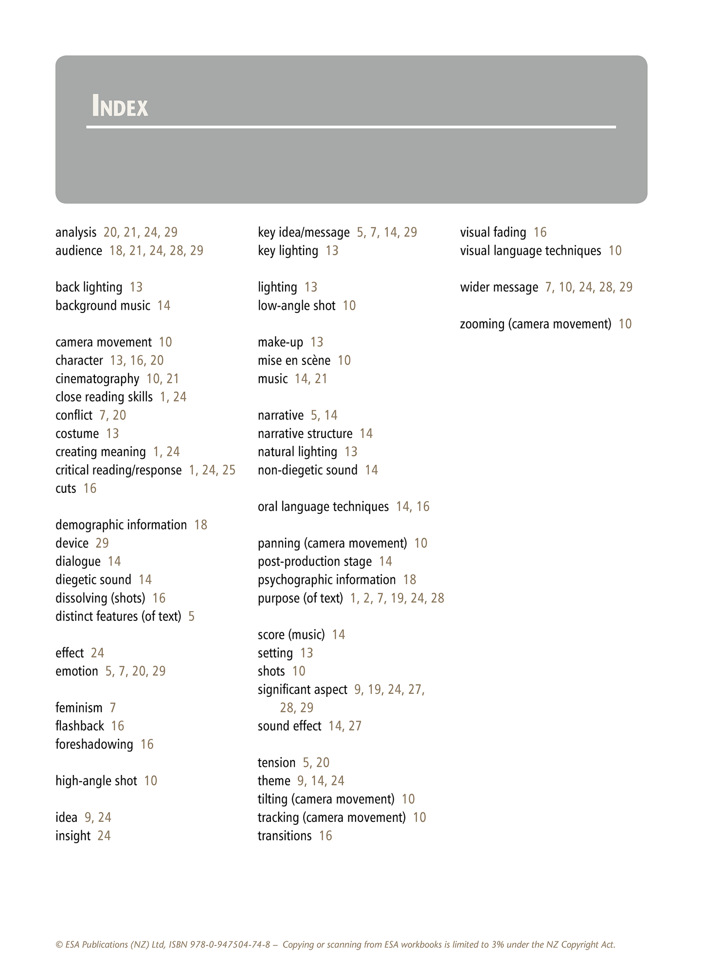 Level 3 Close Viewing of a Visual Text 3.9 Learning Workbook