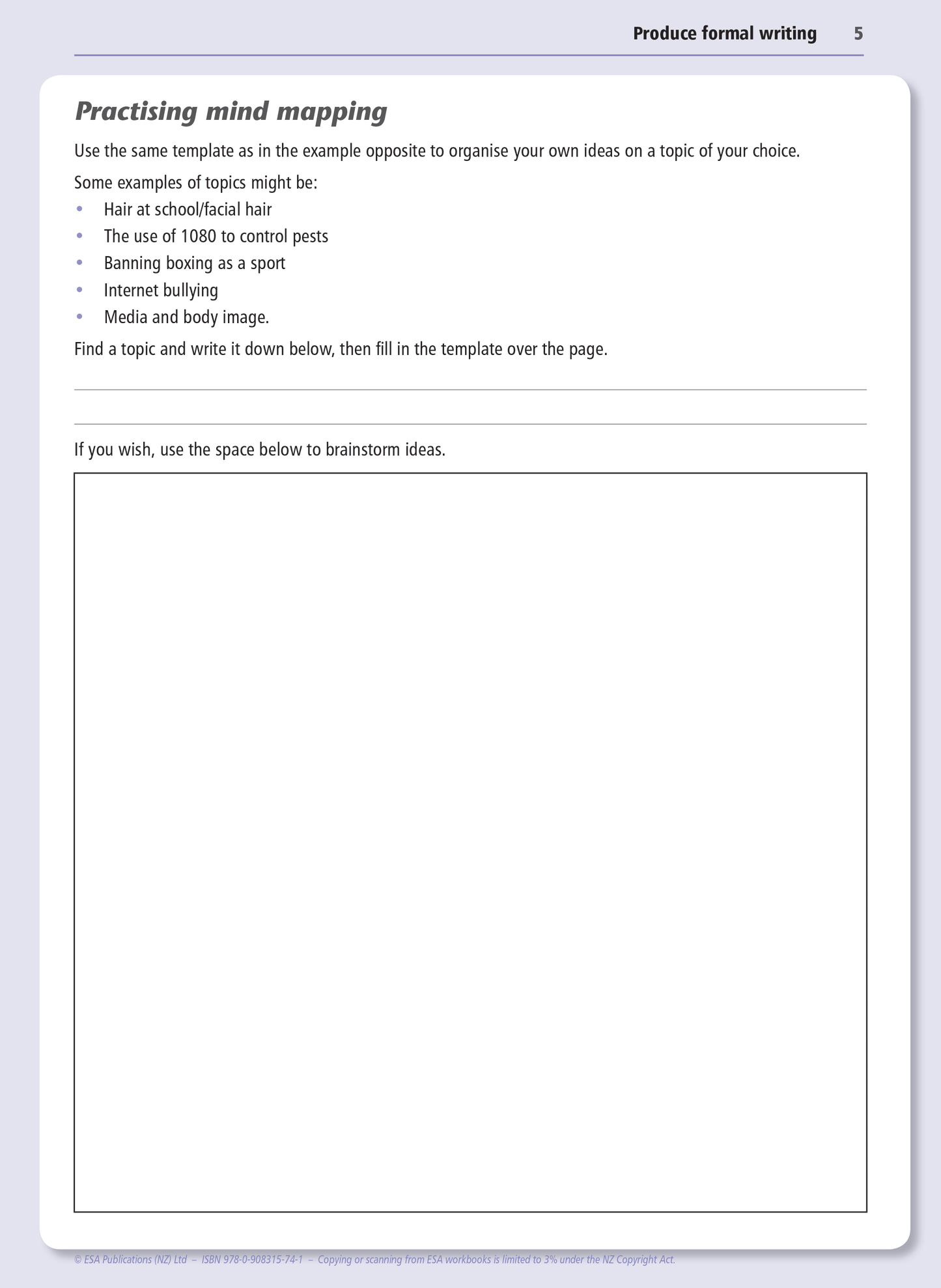 Level 1 Formal Writing 1.5 Learning Workbook - SPECIAL (damaged stock at $5 each)