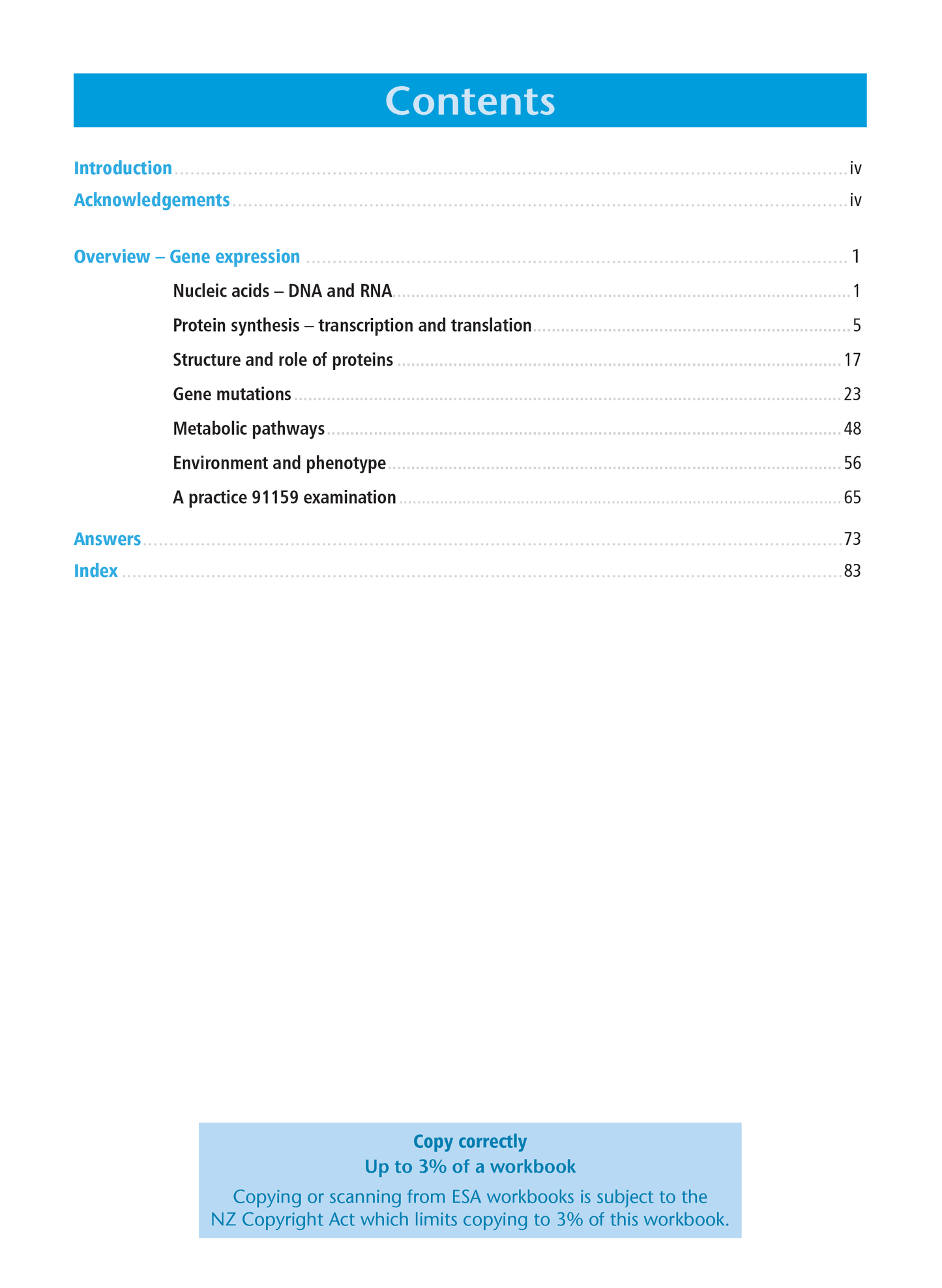 Level 2 Gene Expression 2.7 Learning Workbook