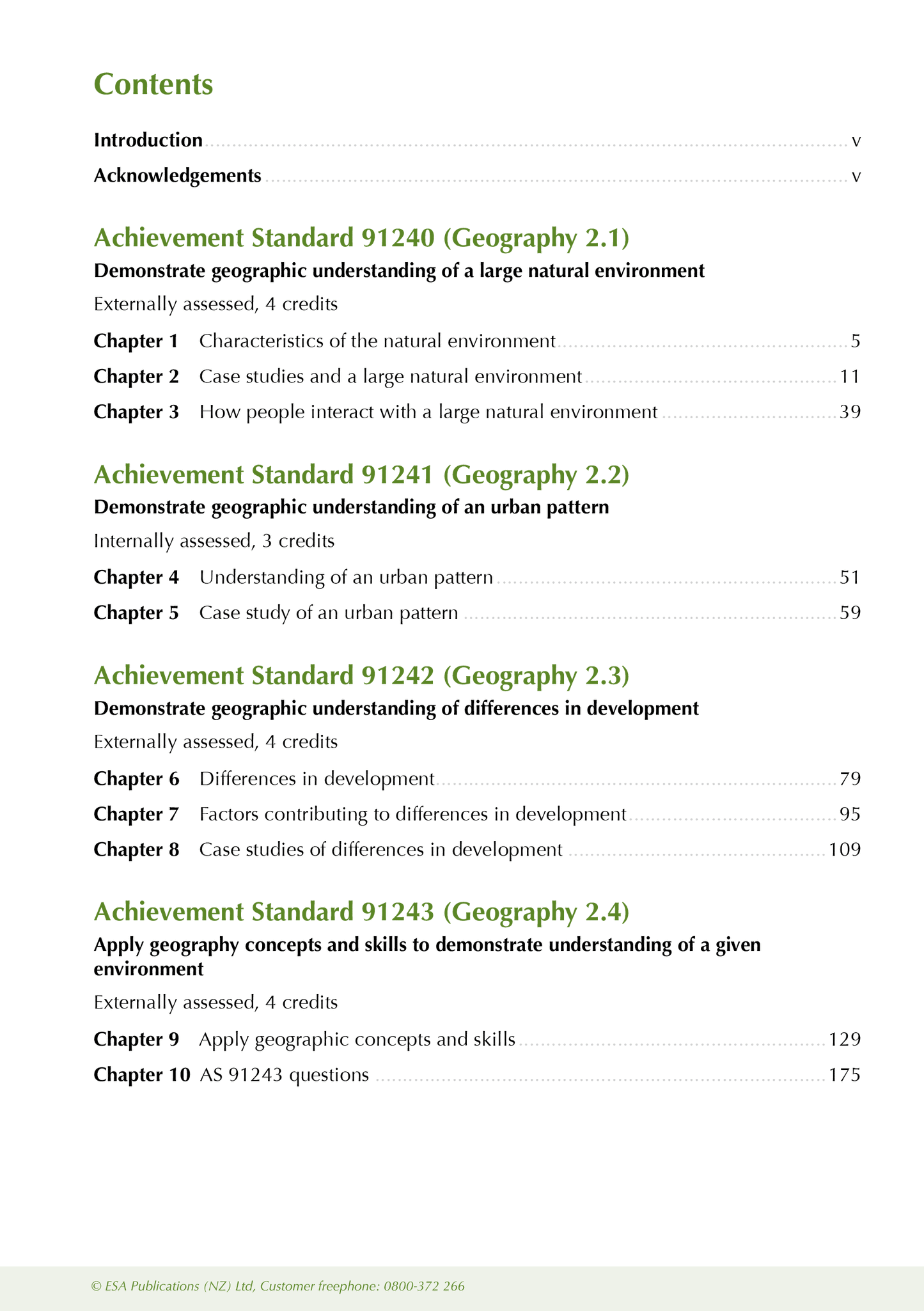 Level 2 Geography ESA Study Guide