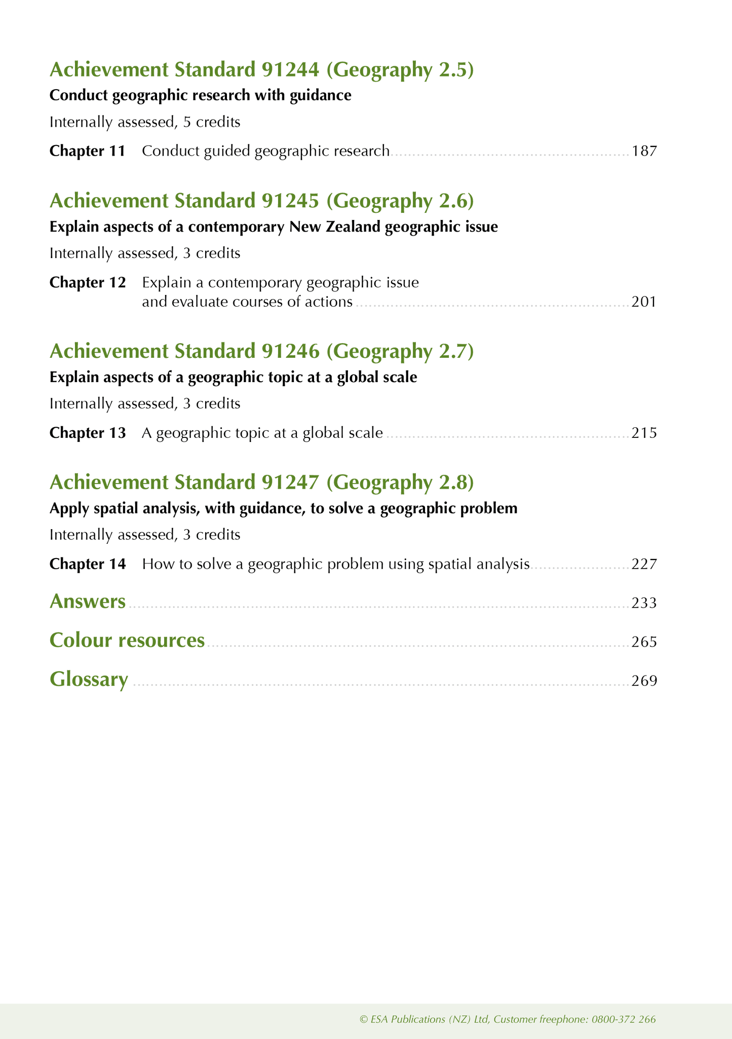 Level 2 Geography ESA Study Guide