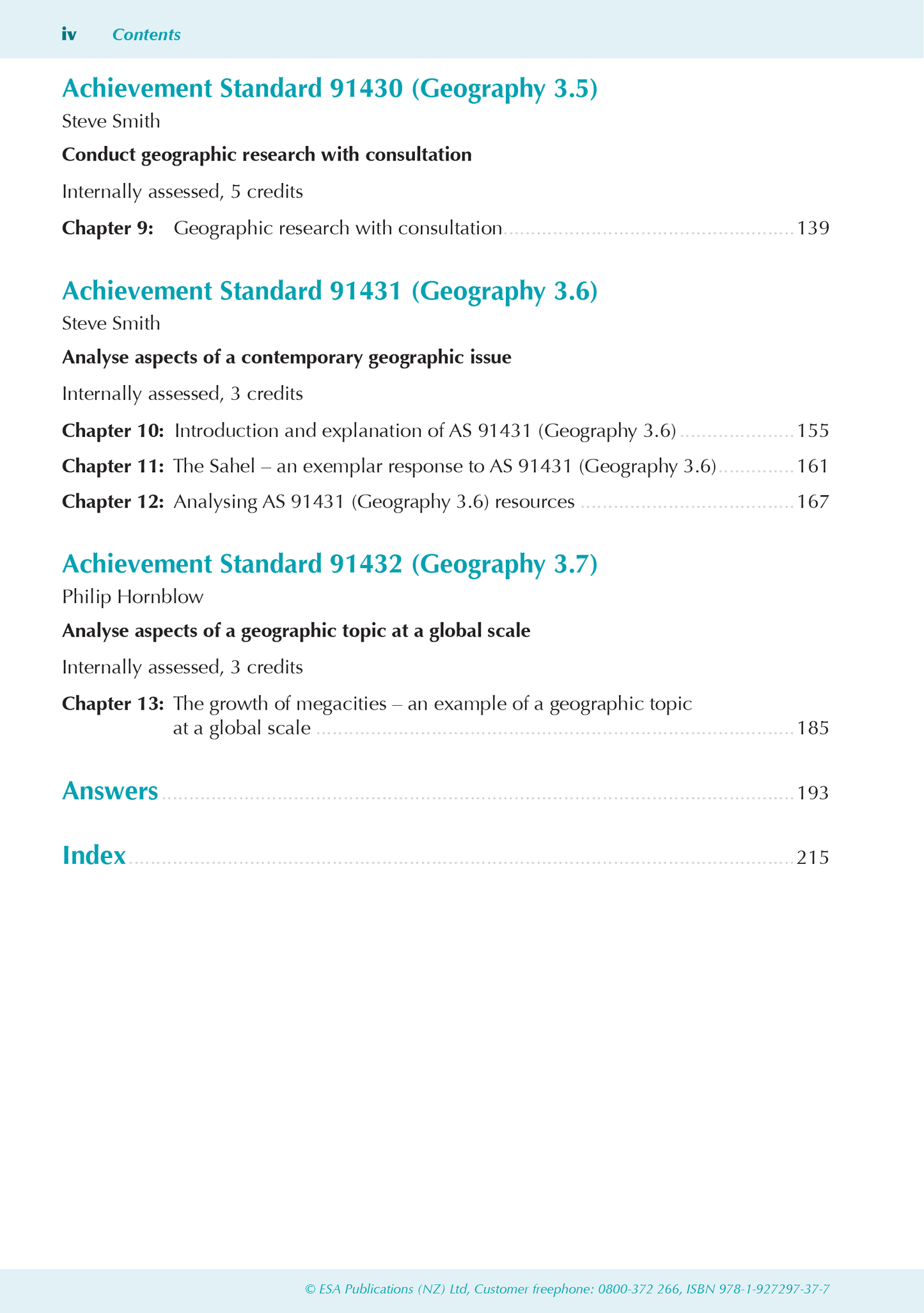 Level 3 Geography ESA Study Guide