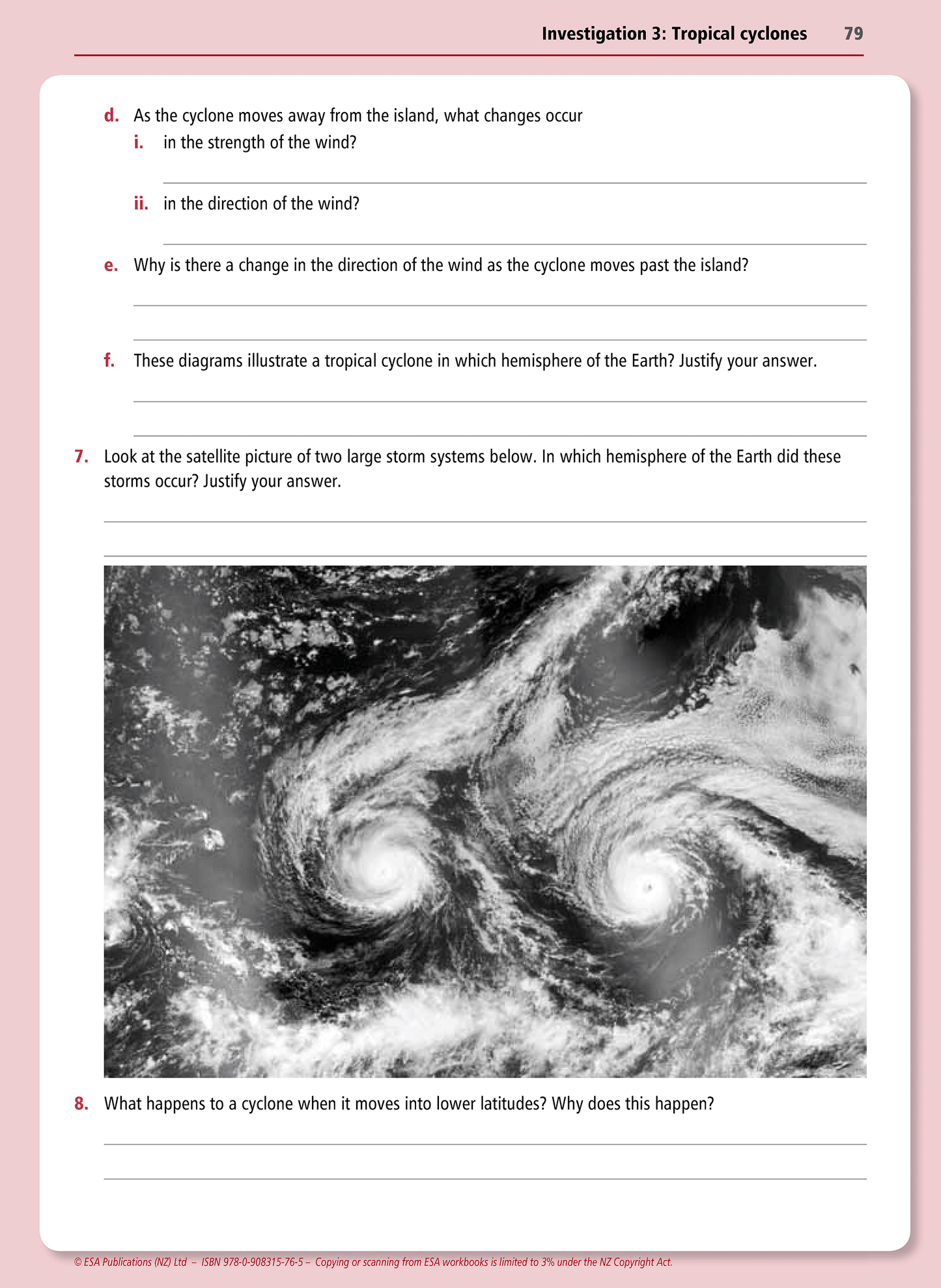 Level 1 Extreme Natural Events 1.1 Learning Workbook