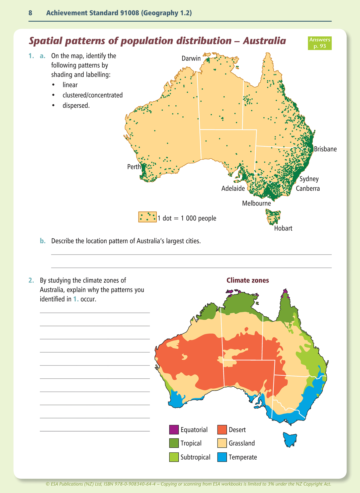 Level 1 Population Concepts 1.2 Learning Workbook