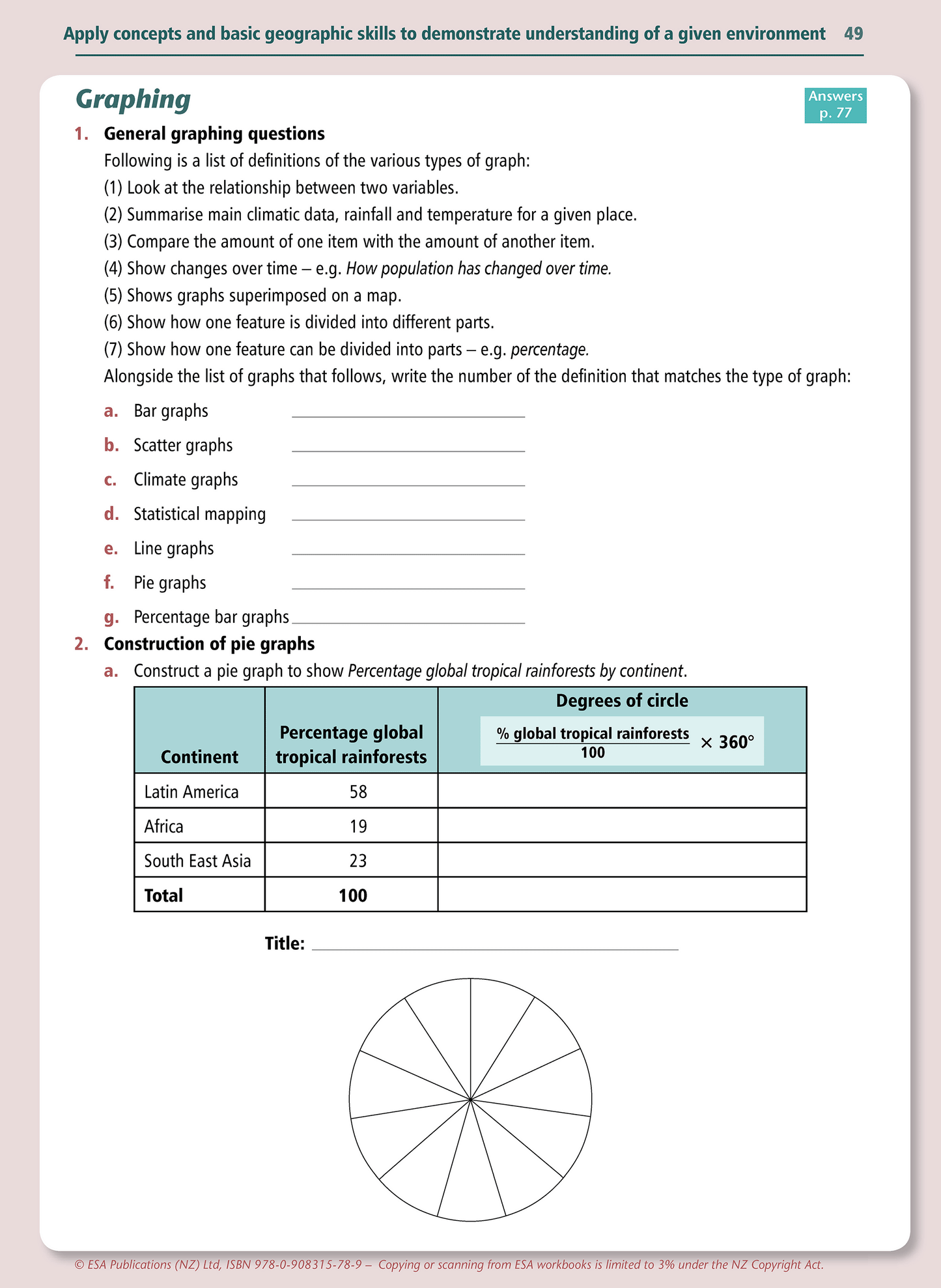 Level 1 Geographic Skills 1.4 Learning Workbook