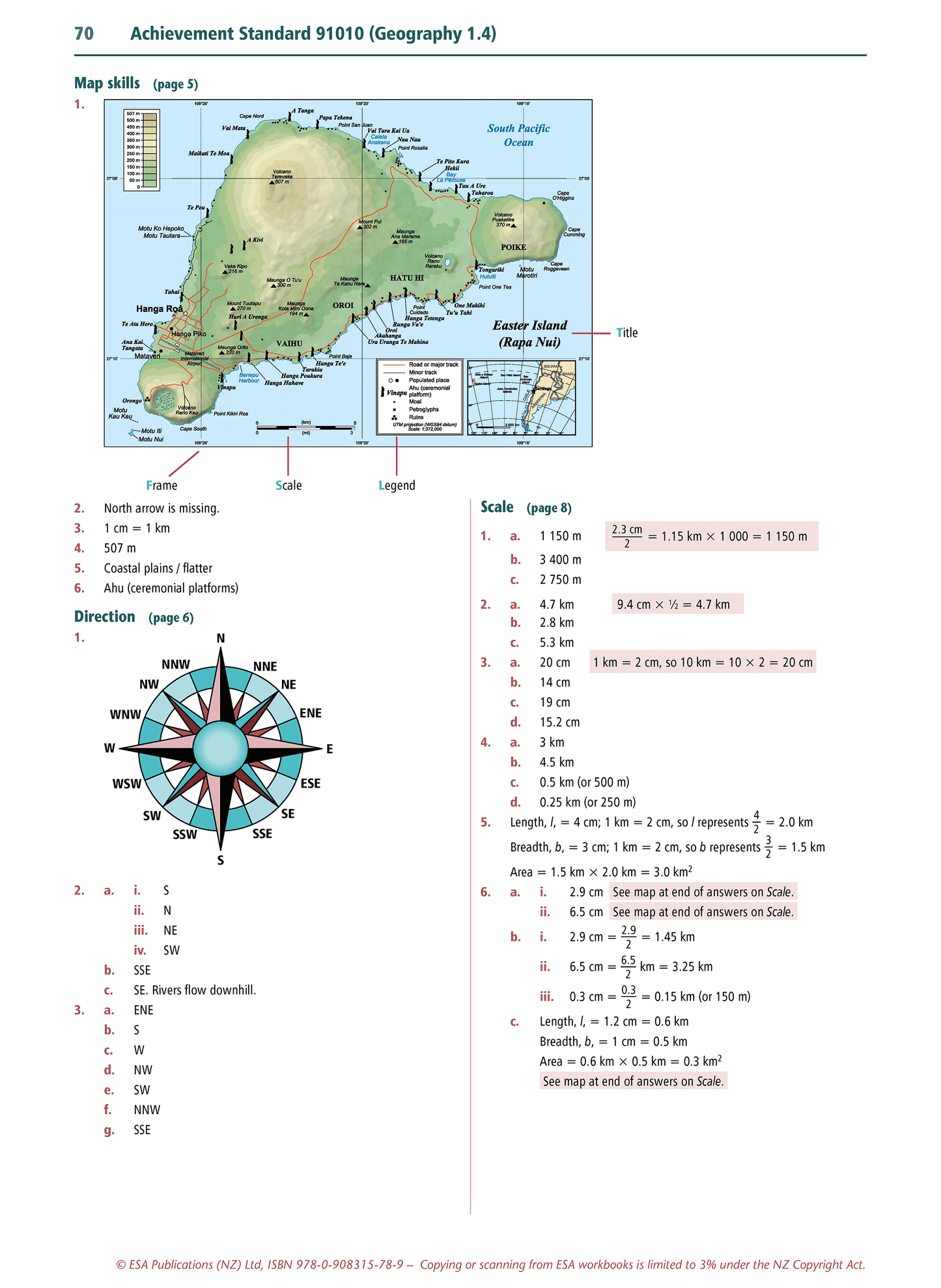 Level 1 Geographic Skills 1.4 Learning Workbook