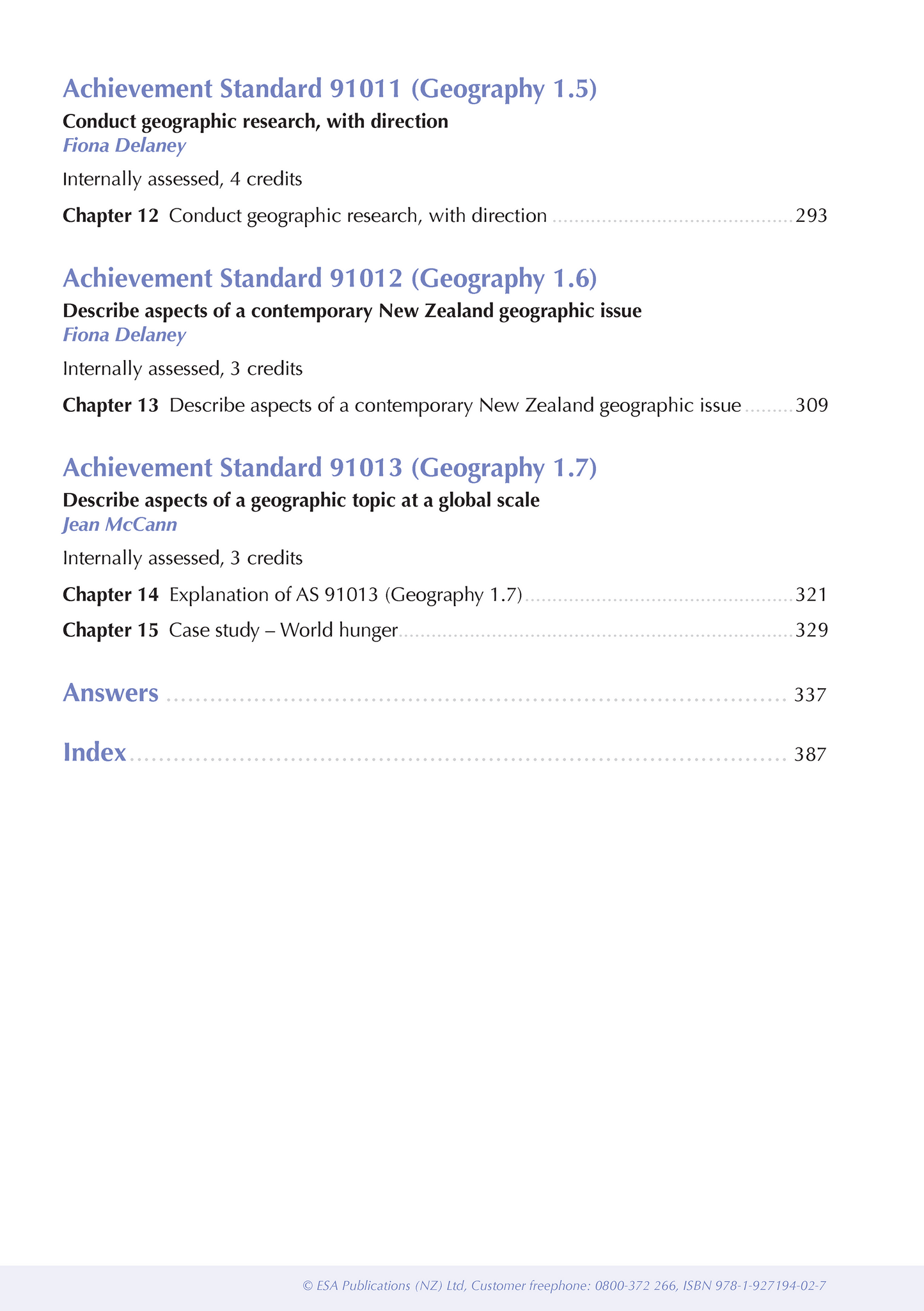 Level 1 Geography ESA Study Guide