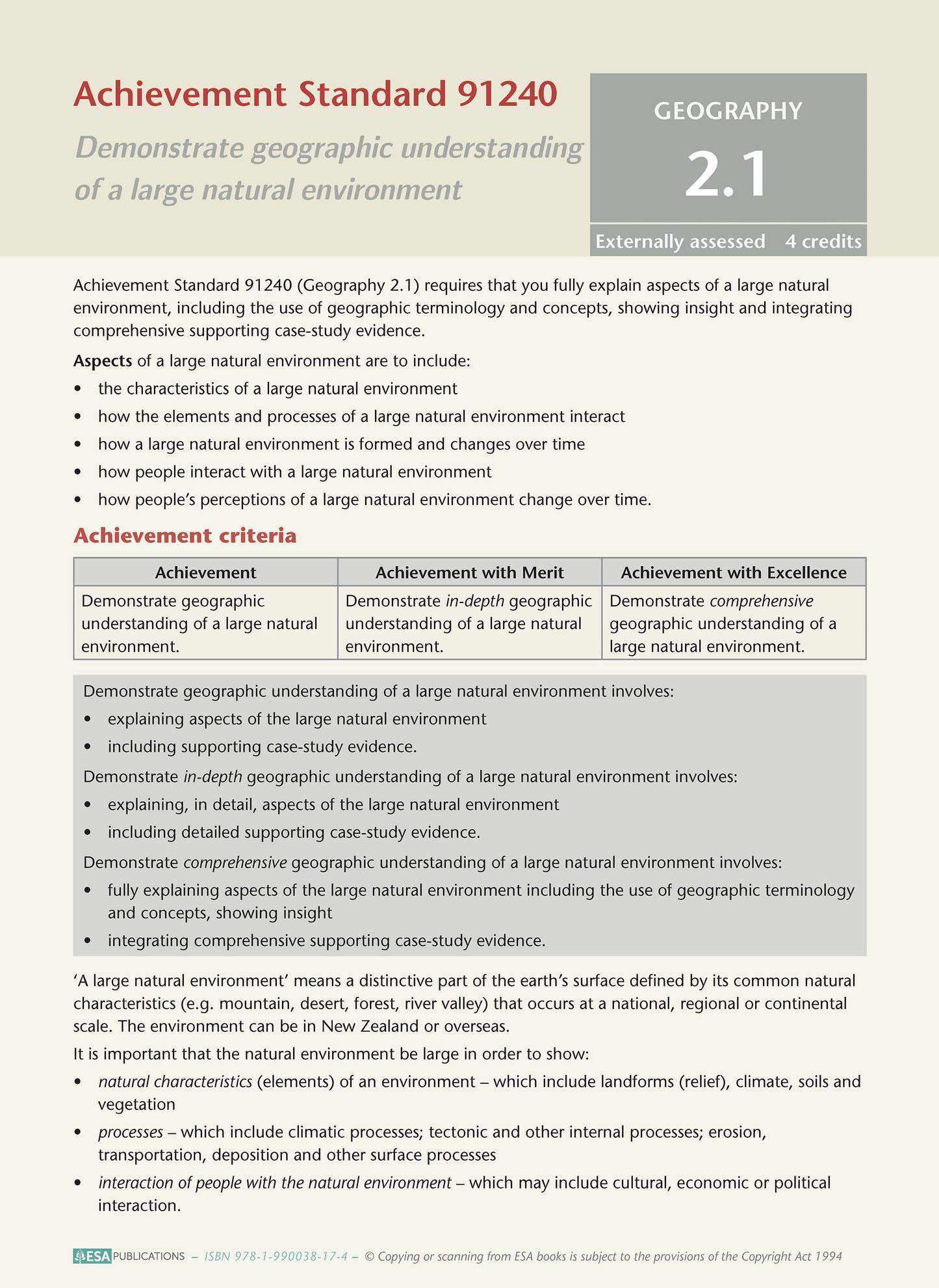 Level 2 Geography AME Workbook