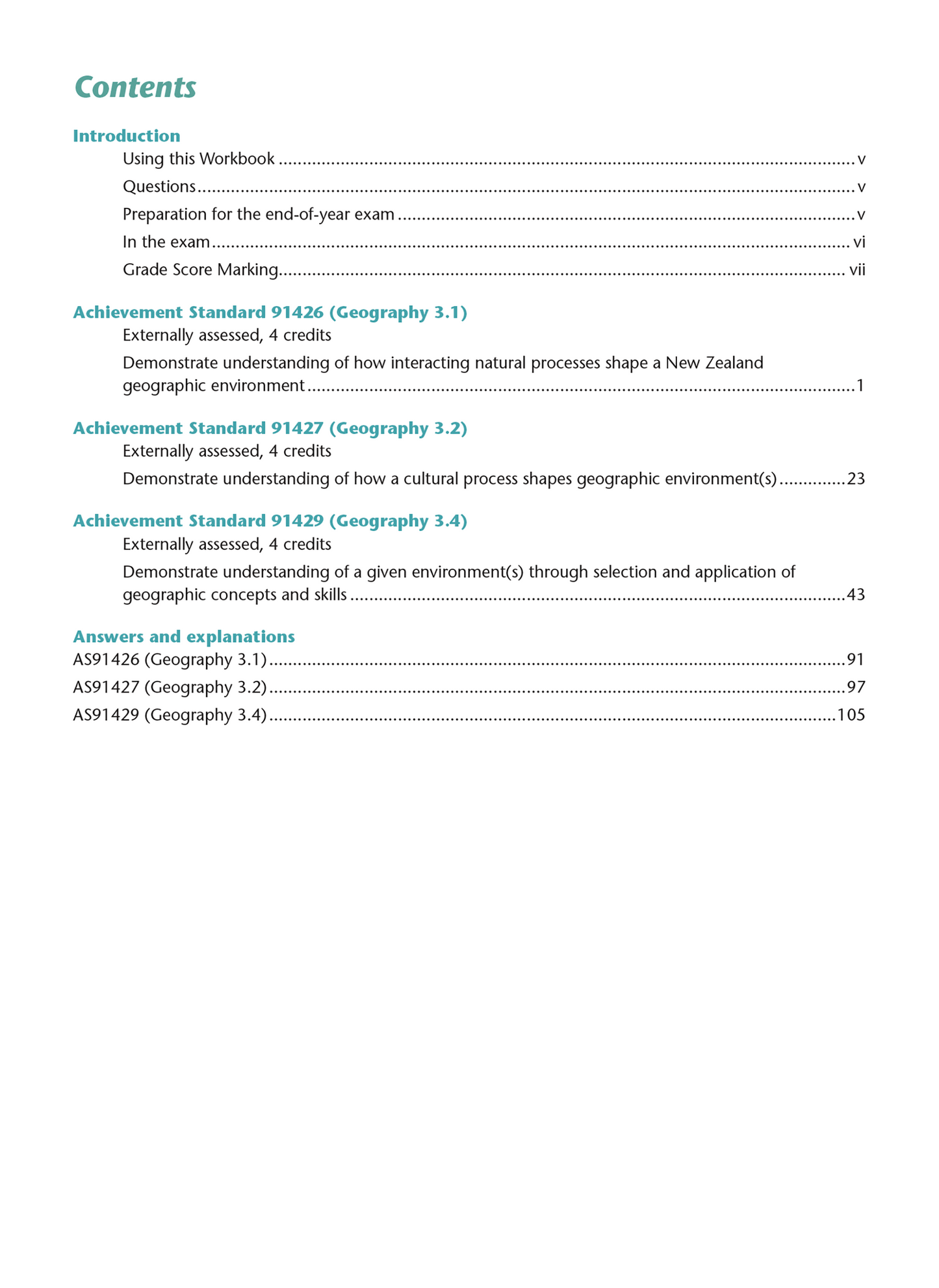 Level 3 Geography AME Workbook