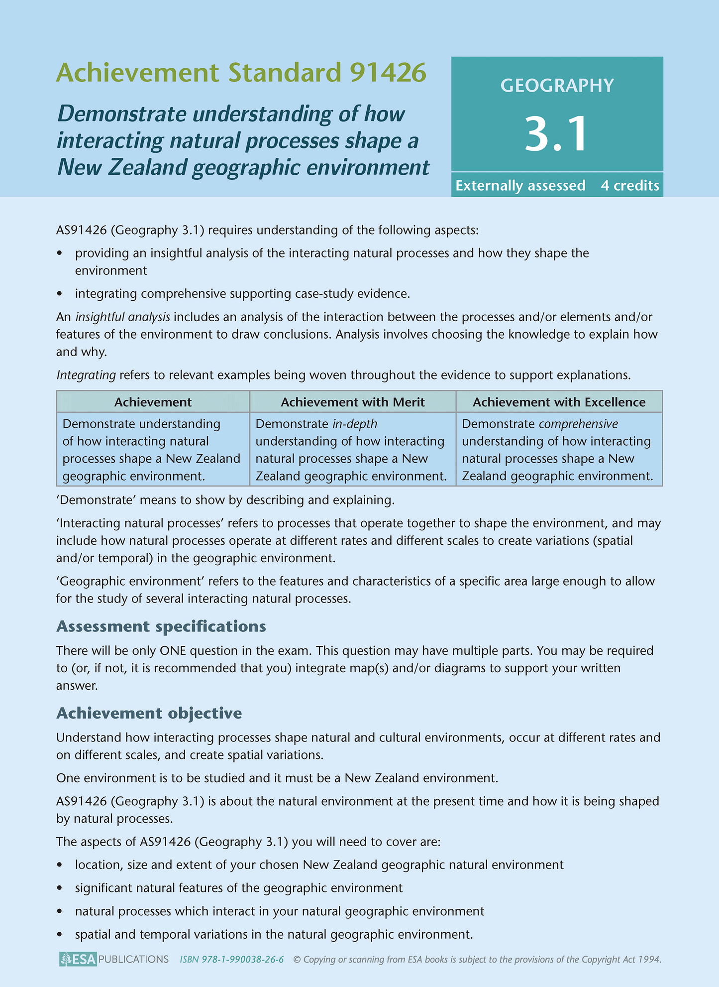 Level 3 Geography AME Workbook