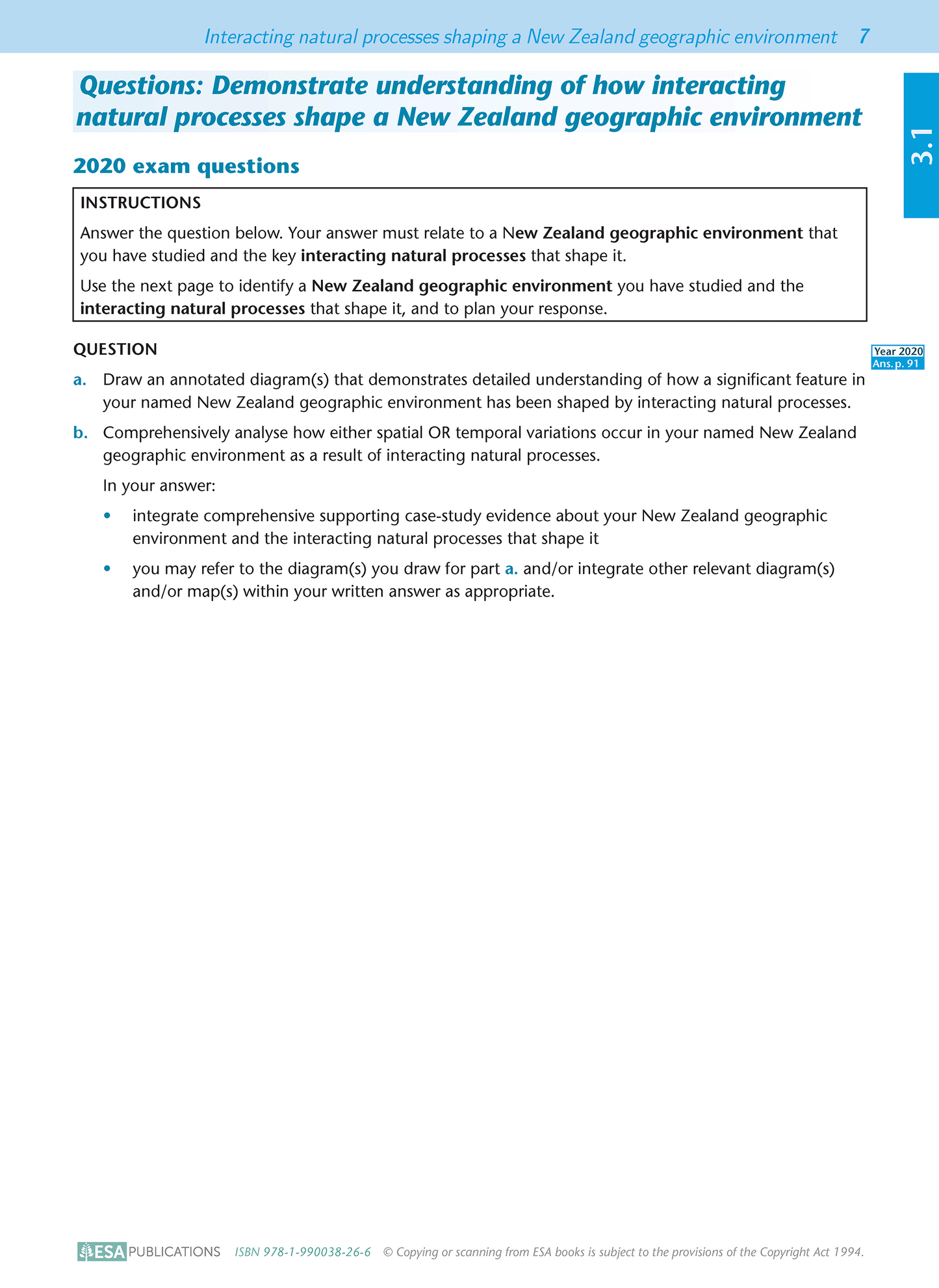 Level 3 Geography AME Workbook