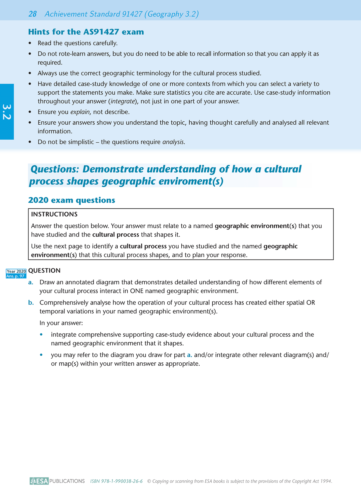 Level 3 Geography AME Workbook