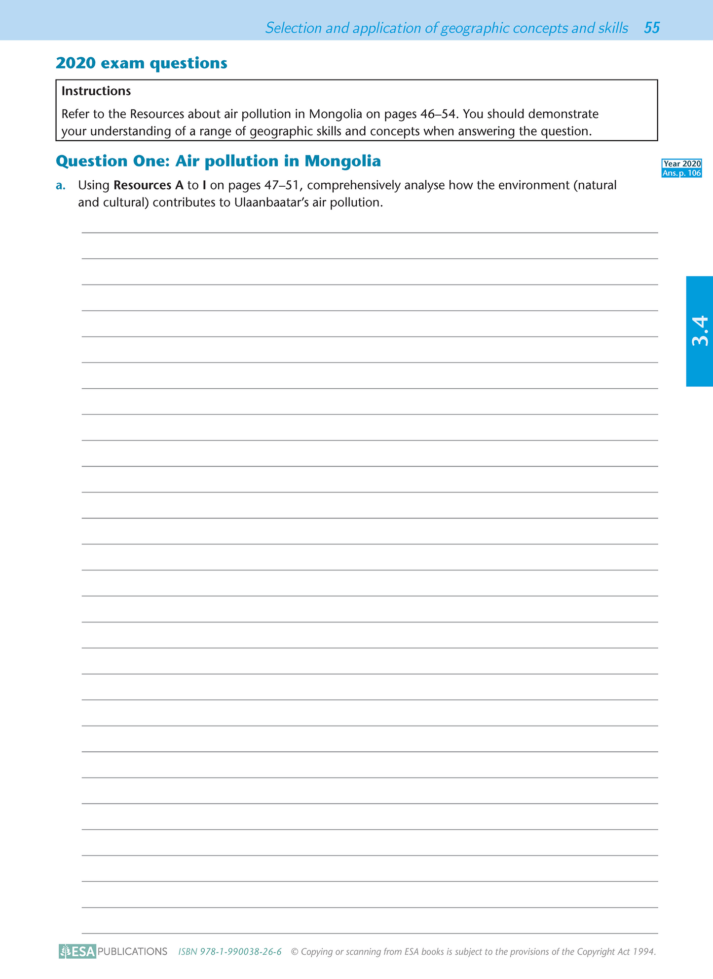 Level 3 Geography AME Workbook