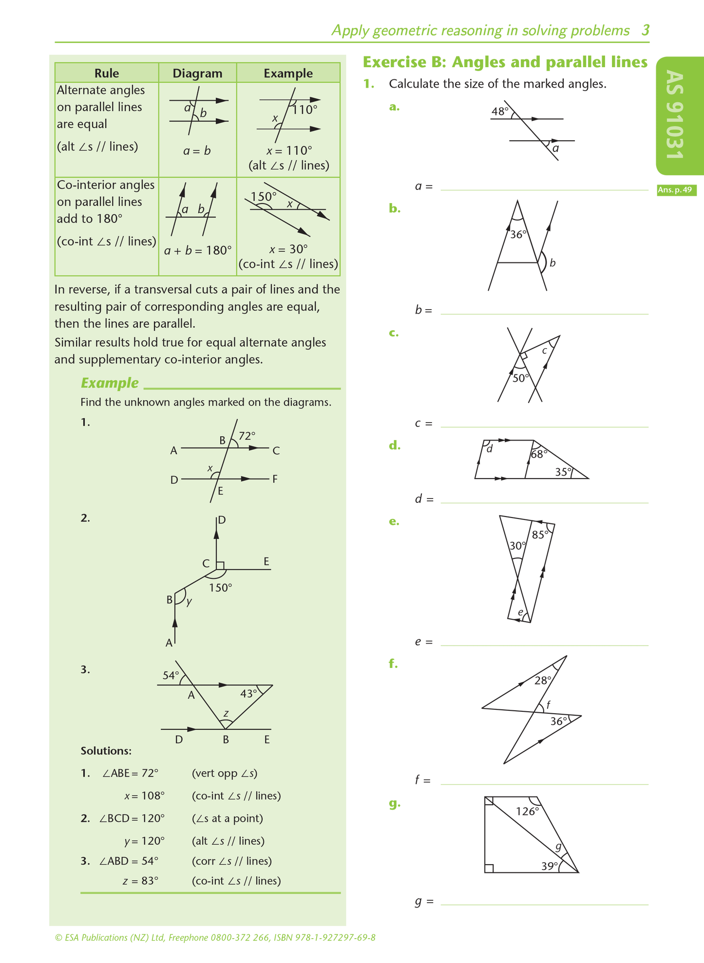 Level 1 Geometric Reasoning 1.6 Learning Workbook