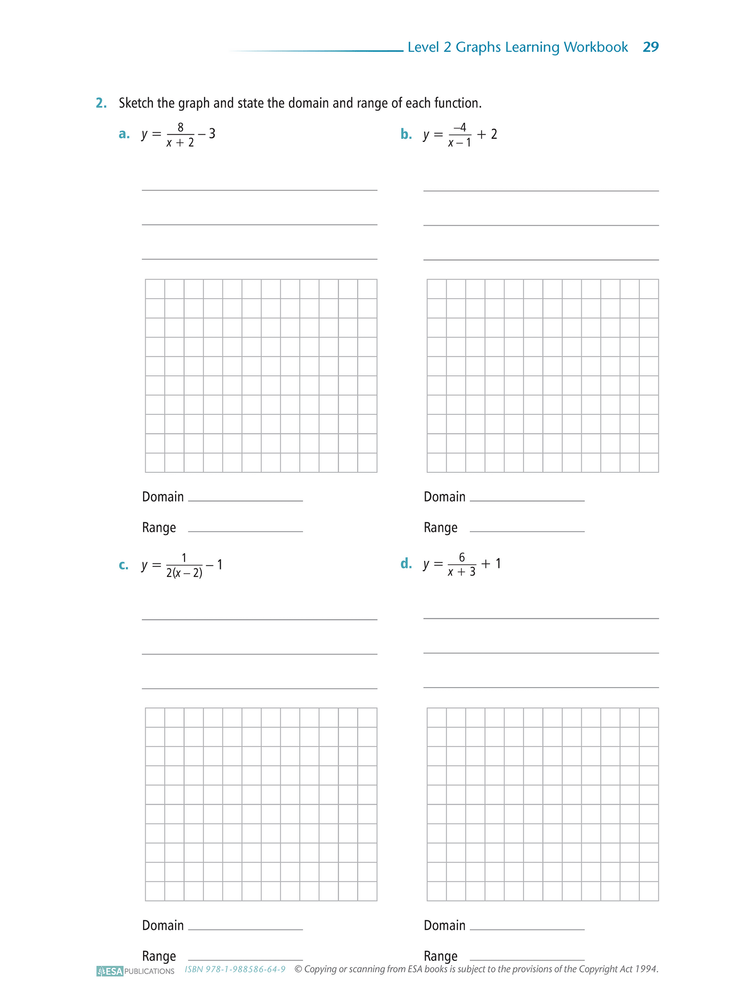 Level 2 Graphs 2.2 Learning Workbook