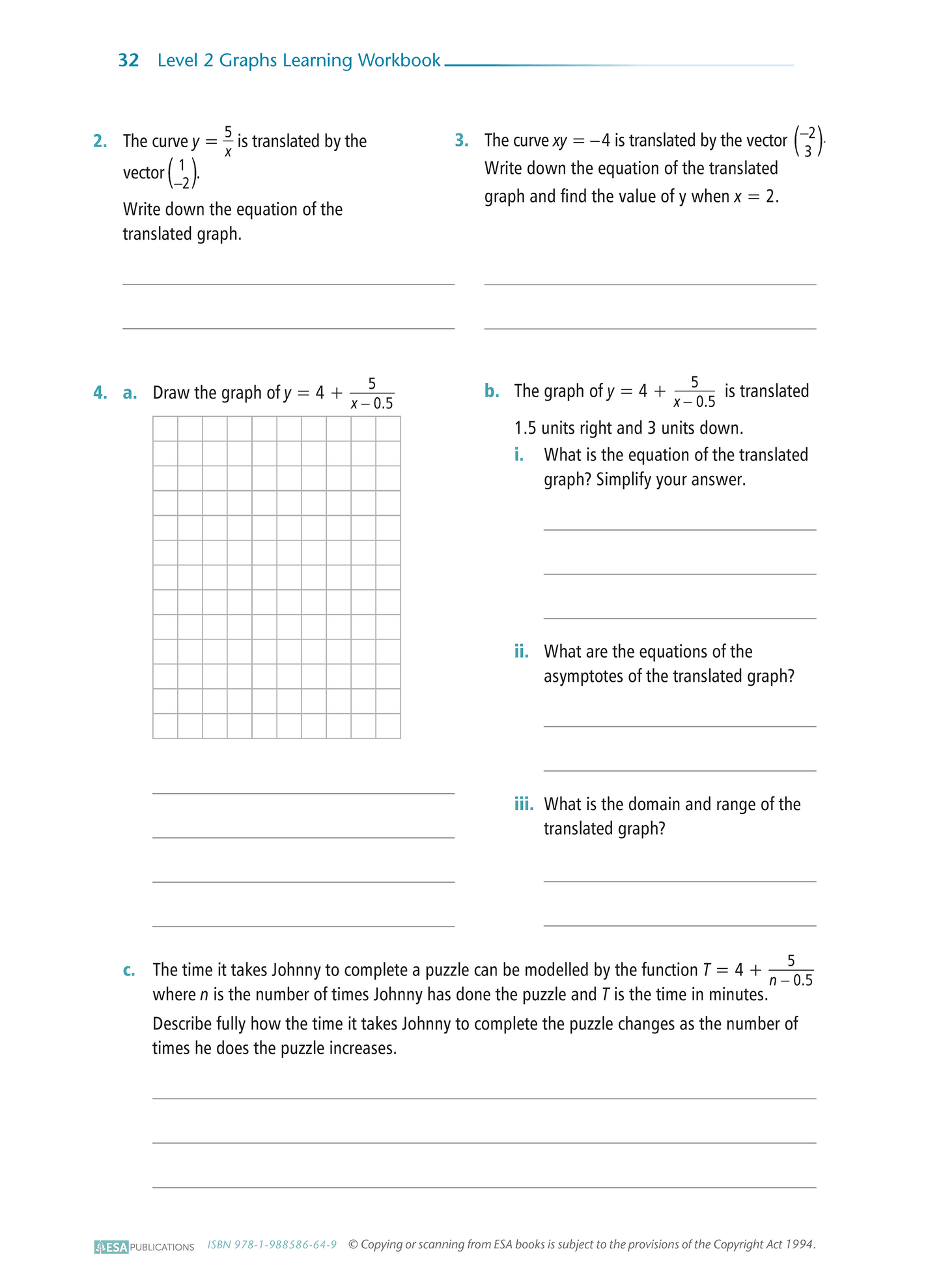 Level 2 Graphs 2.2 Learning Workbook