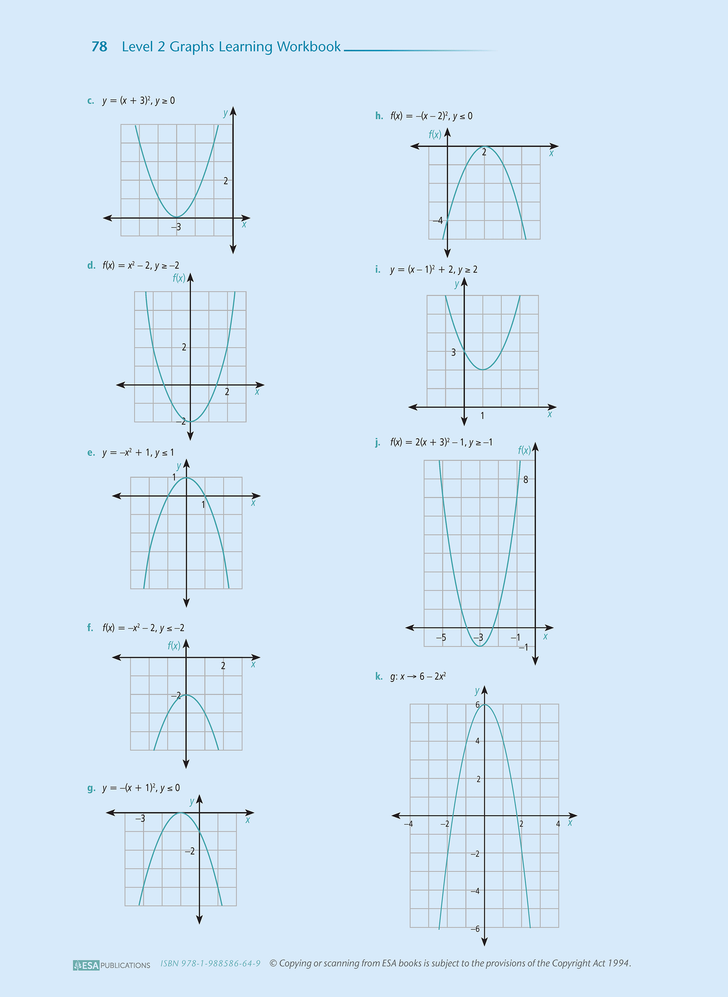 Level 2 Graphs 2.2 Learning Workbook