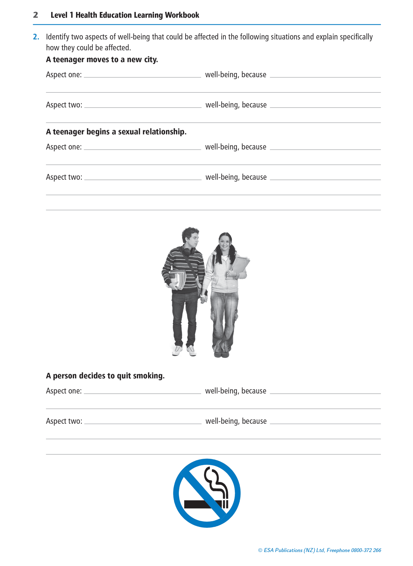 Level 1 Health Education Learning Workbook - SPECIAL (damaged stock at $10 each)
