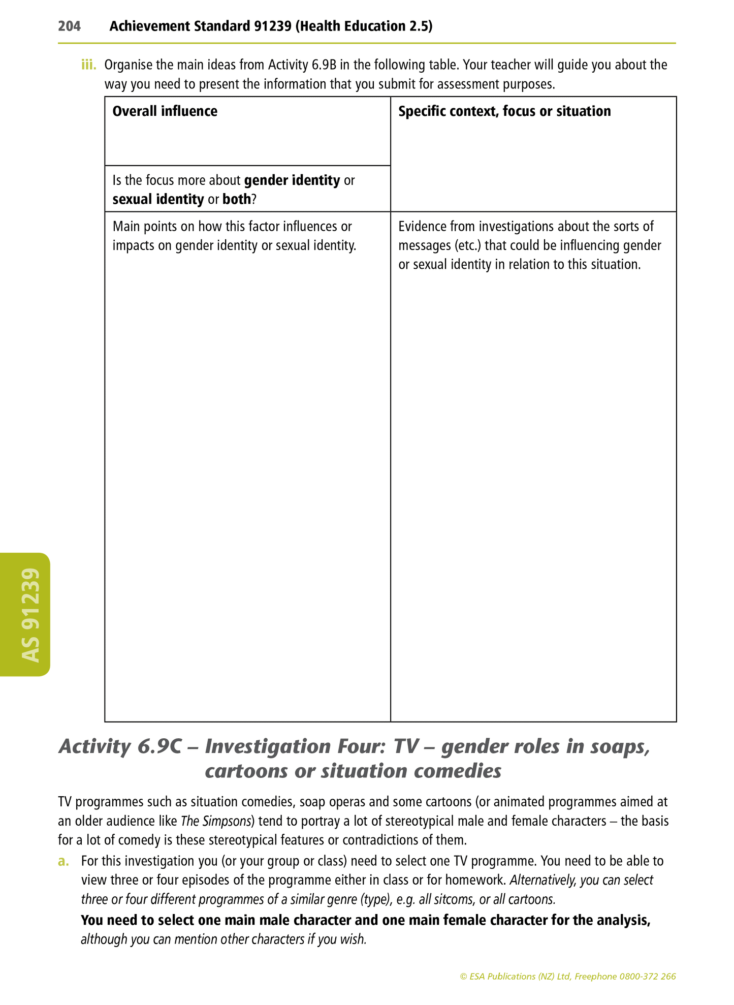 Level 2 Health Education Learning Workbook