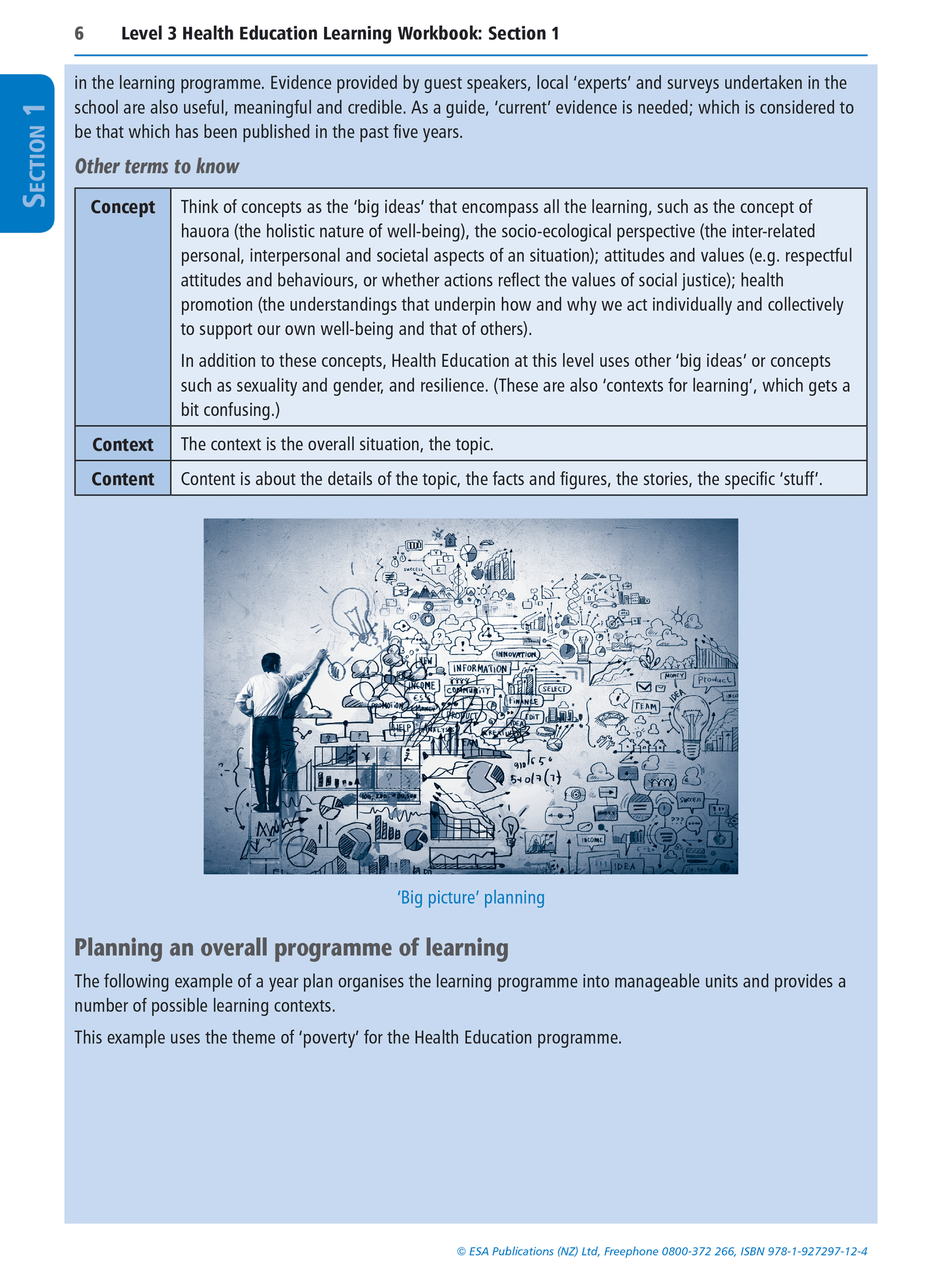 Level 3 Health Education Learning Workbook