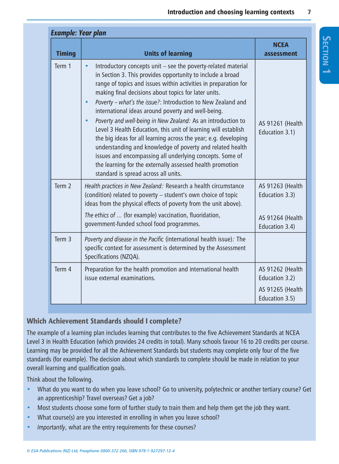 Level 3 Health Education Learning Workbook