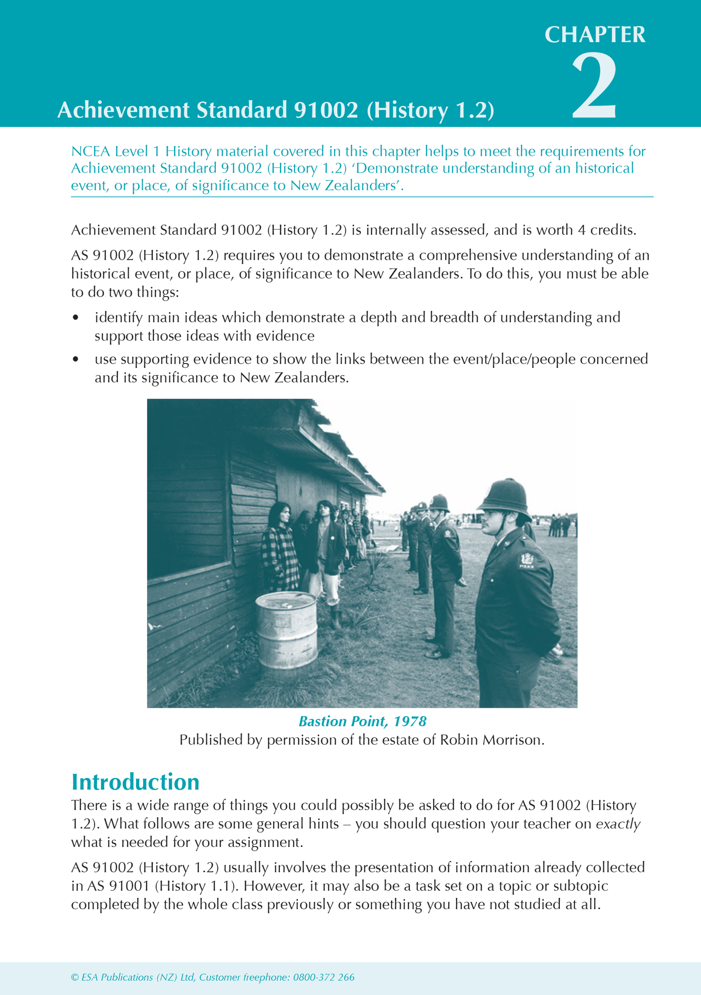Level 1 History ESA Study Guide