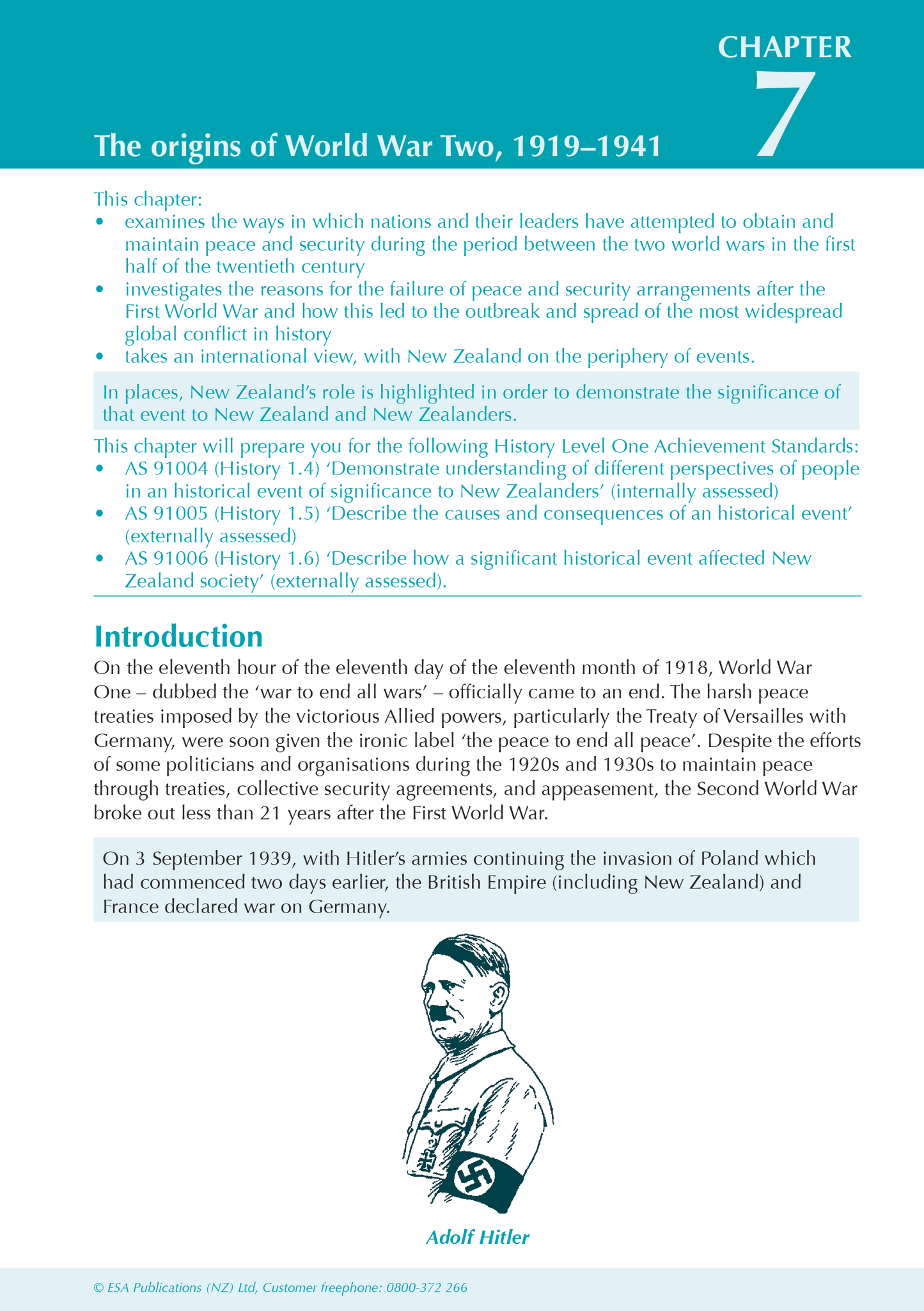 Level 1 History ESA Study Guide