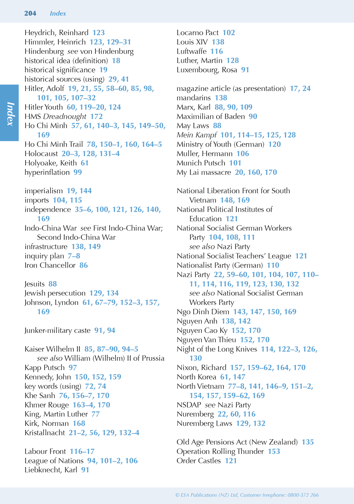 Level 2 History ESA Study Guide