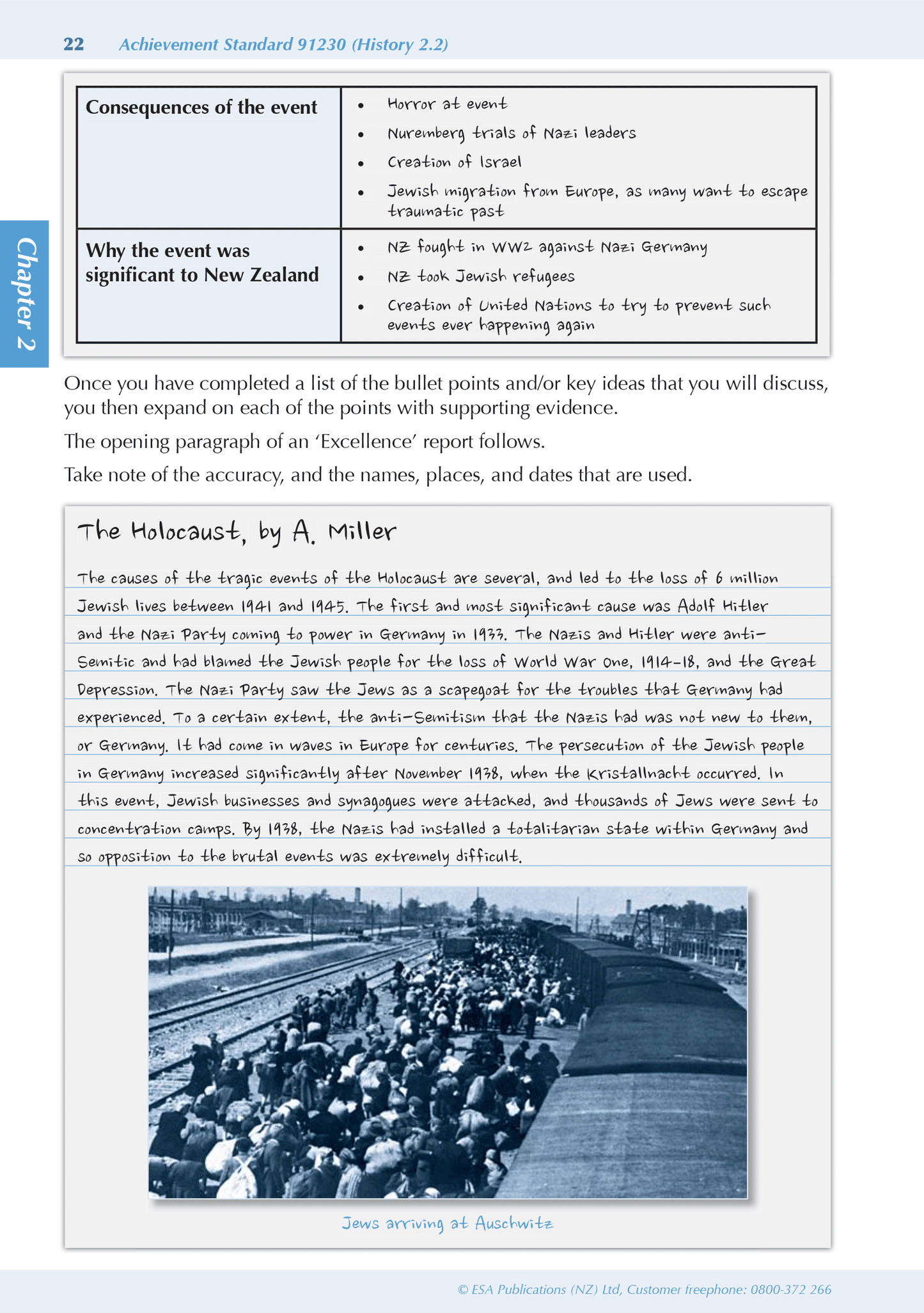 Level 2 History ESA Study Guide