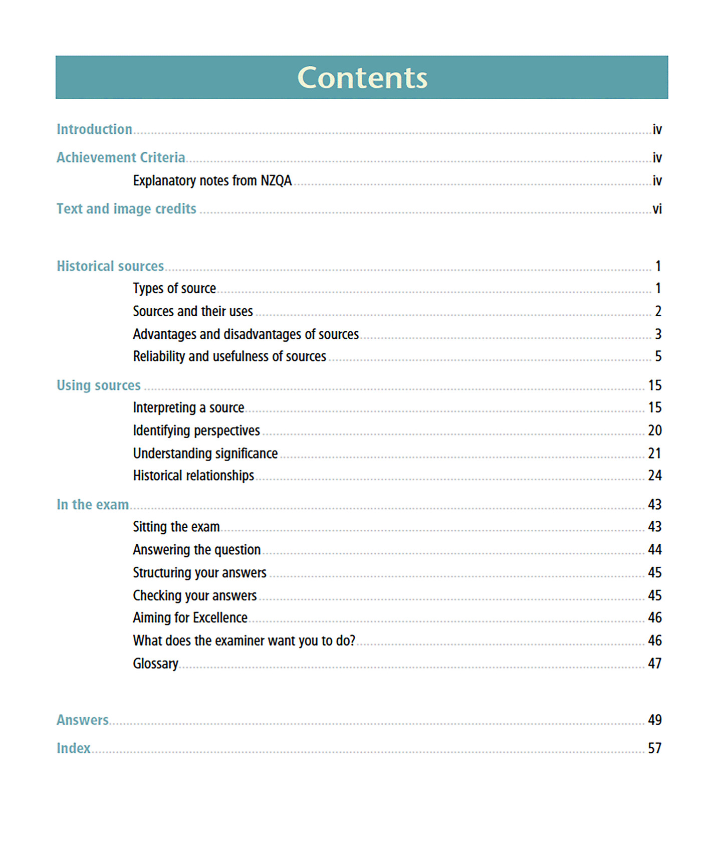 Level 1 Interpreting Historical Sources 1.3 Learning Workbook
