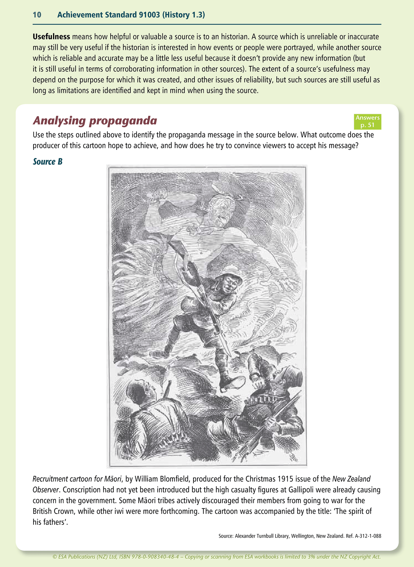 Level 1 Interpreting Historical Sources 1.3 Learning Workbook