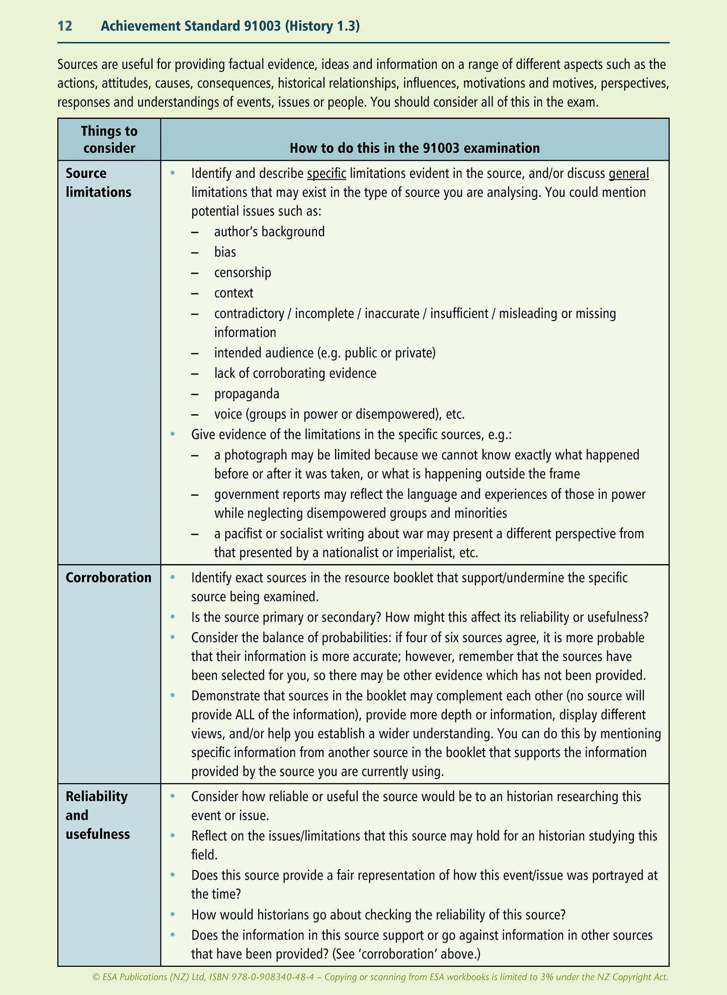 Level 1 Interpreting Historical Sources 1.3 Learning Workbook