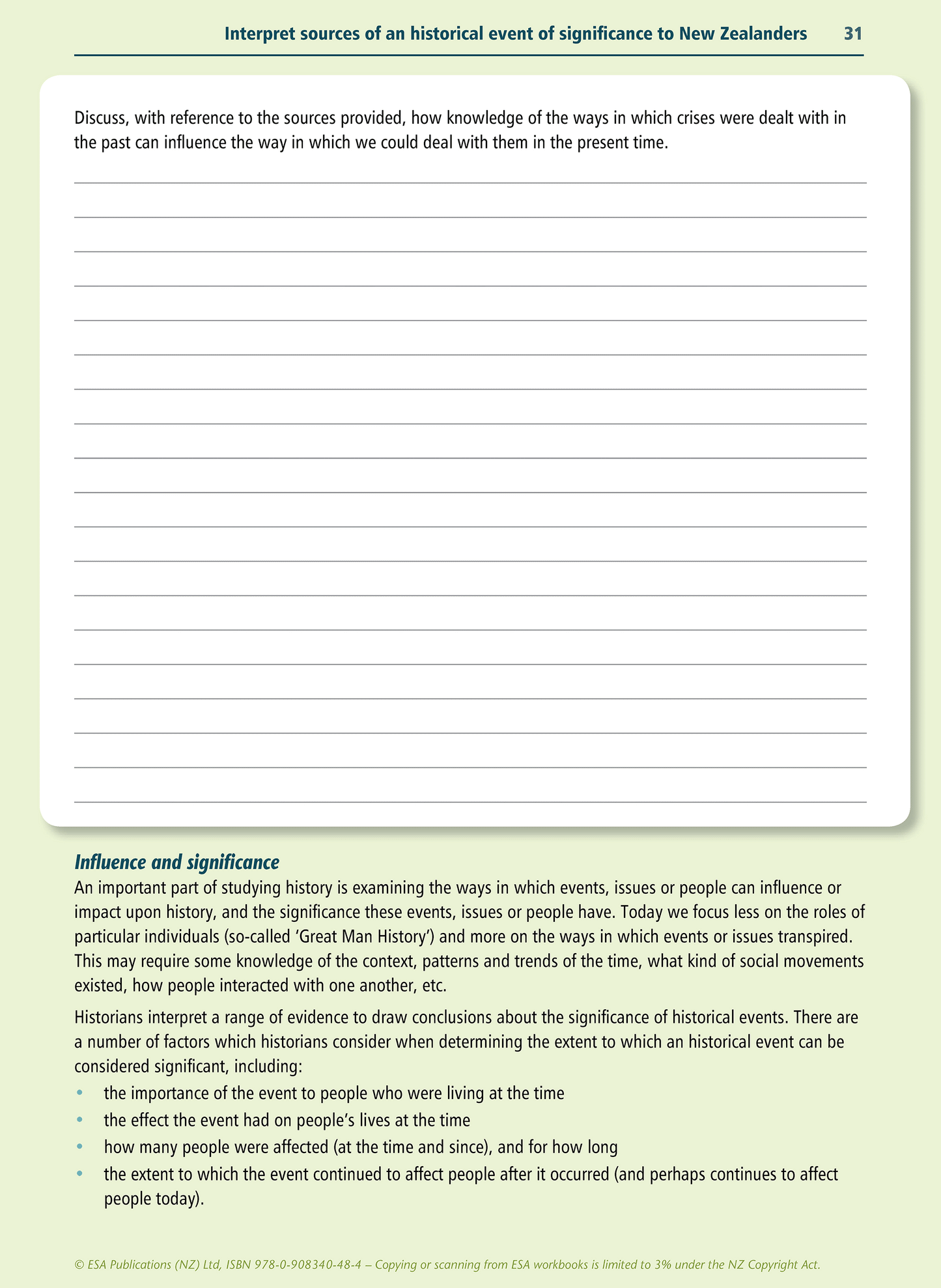 Level 1 Interpreting Historical Sources 1.3 Learning Workbook