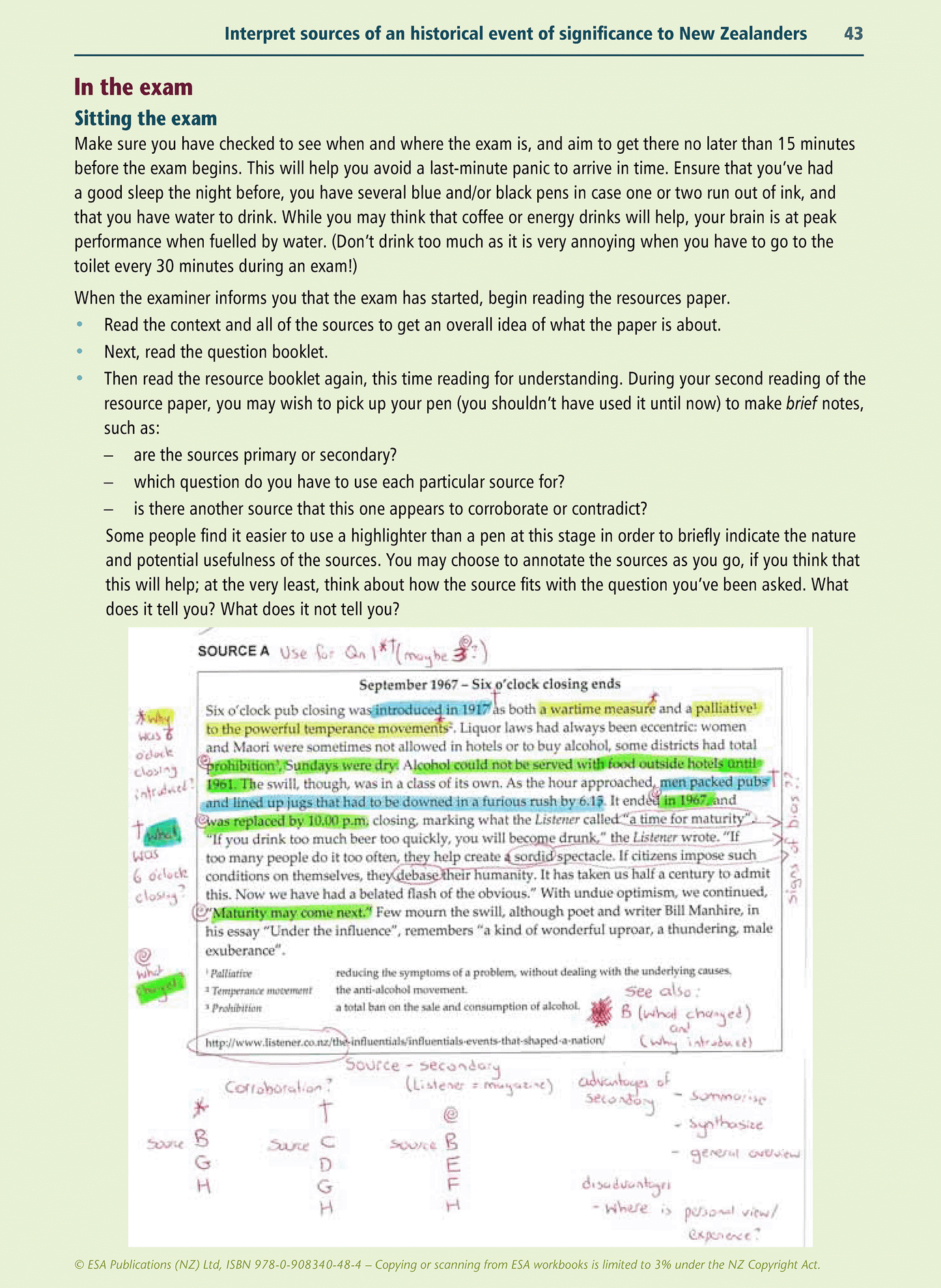Level 1 Interpreting Historical Sources 1.3 Learning Workbook