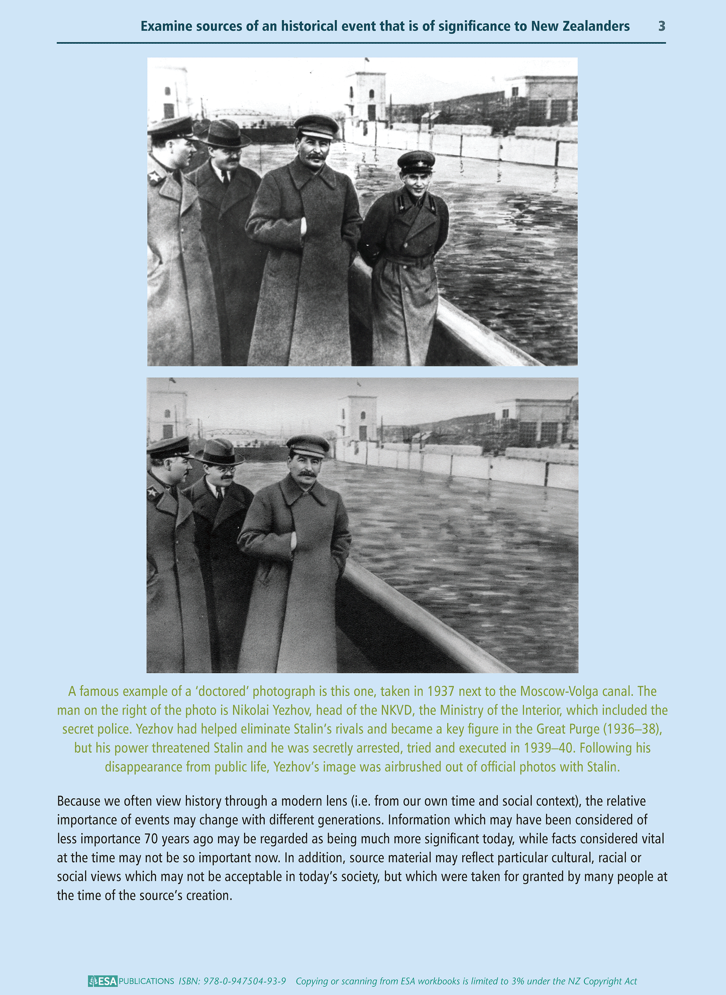 Level 2 Examining Historical Sources 2.3 Learning Workbook
