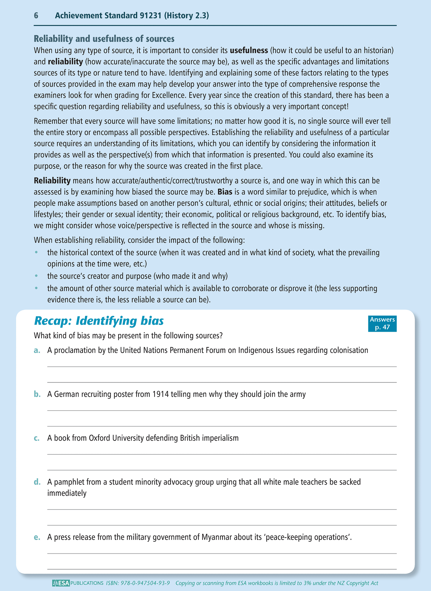 Level 2 Examining Historical Sources 2.3 Learning Workbook
