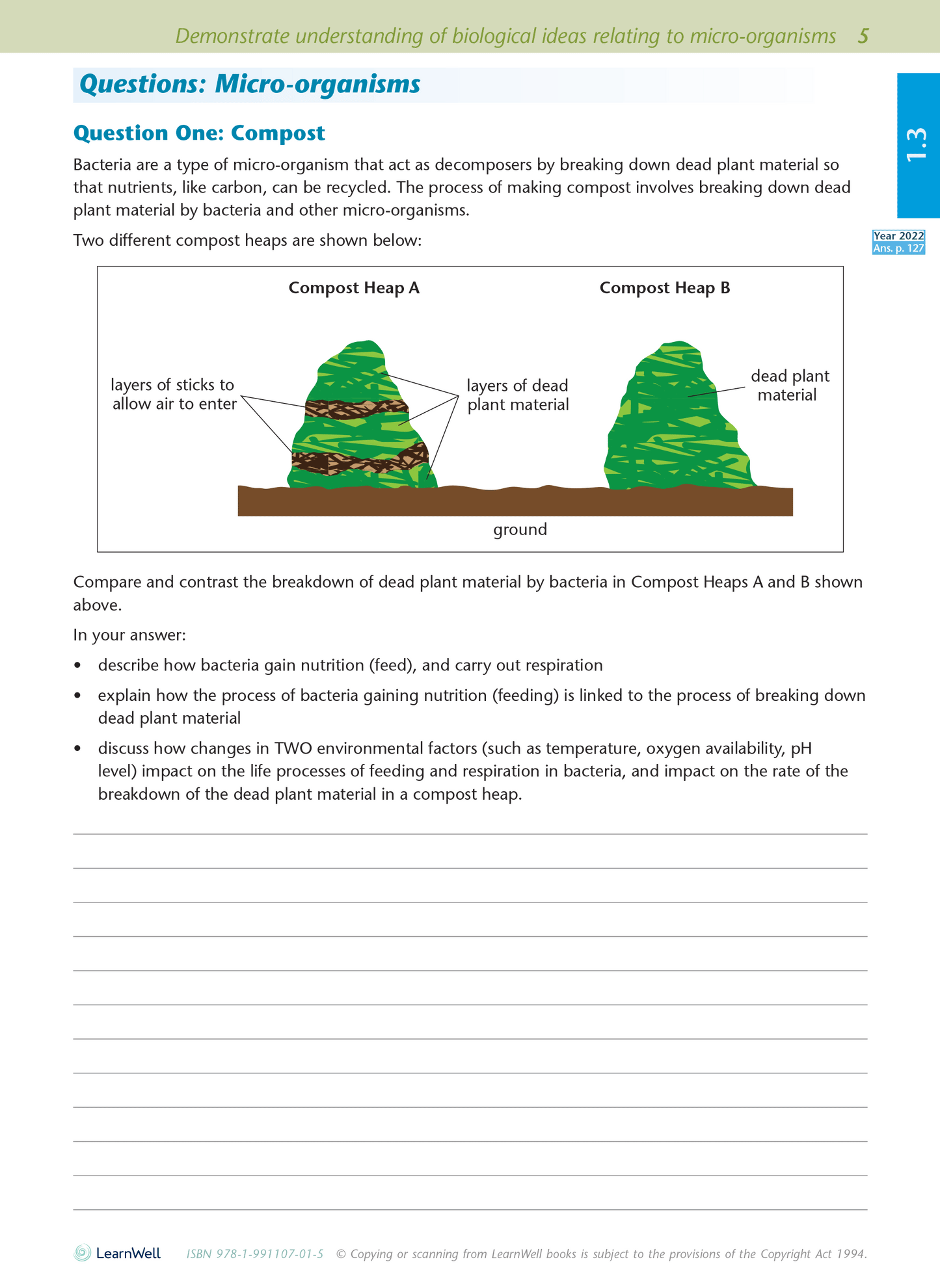 Level 1 Biology AME Workbook for NCEA 2023 edition