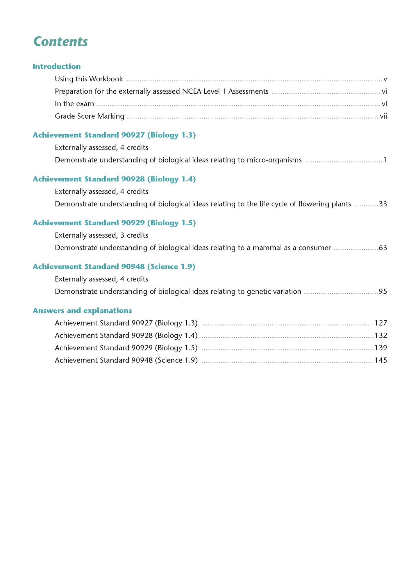 Level 1 Biology AME Workbook for NCEA 2023 edition