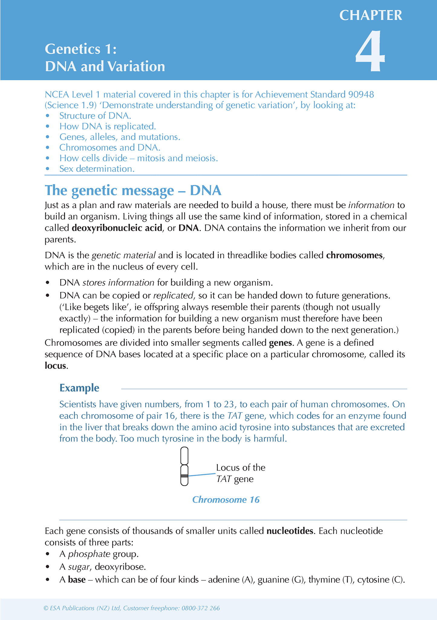Level 1 Biology ESA Study Guide