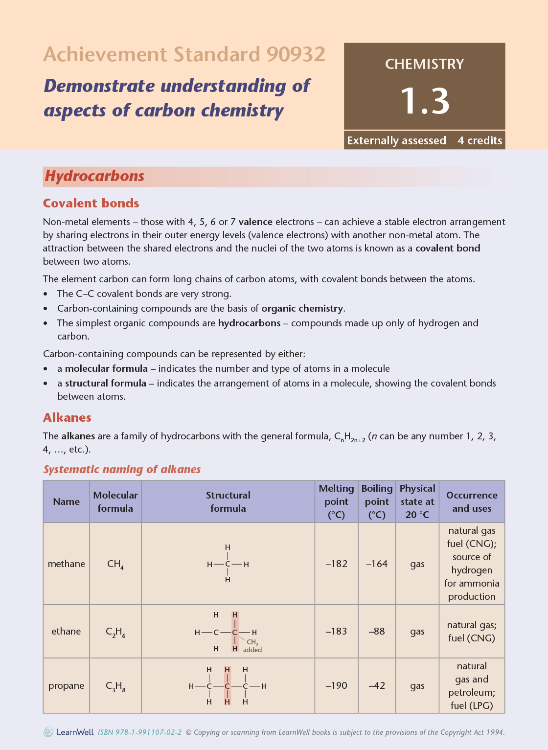 Level 1 Chemistry AME Workbook